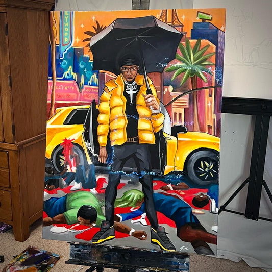 "Key Glock" - Original Painting 40x30