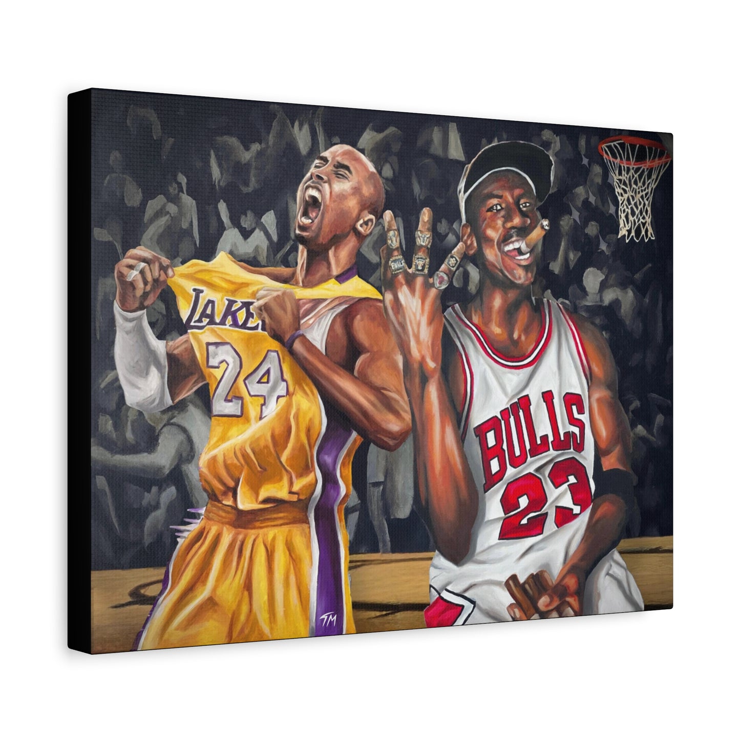 Kobe and Jordan - Canvas