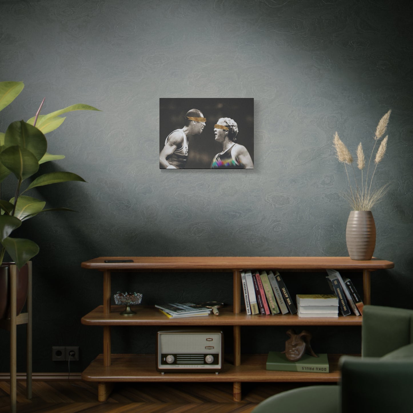 Kareem And Bird - Canvas
