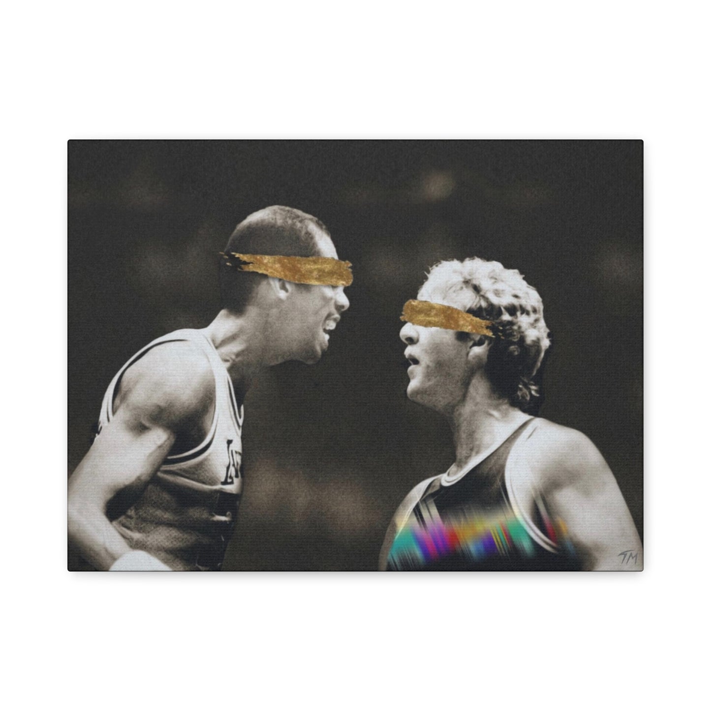 Kareem And Bird - Canvas