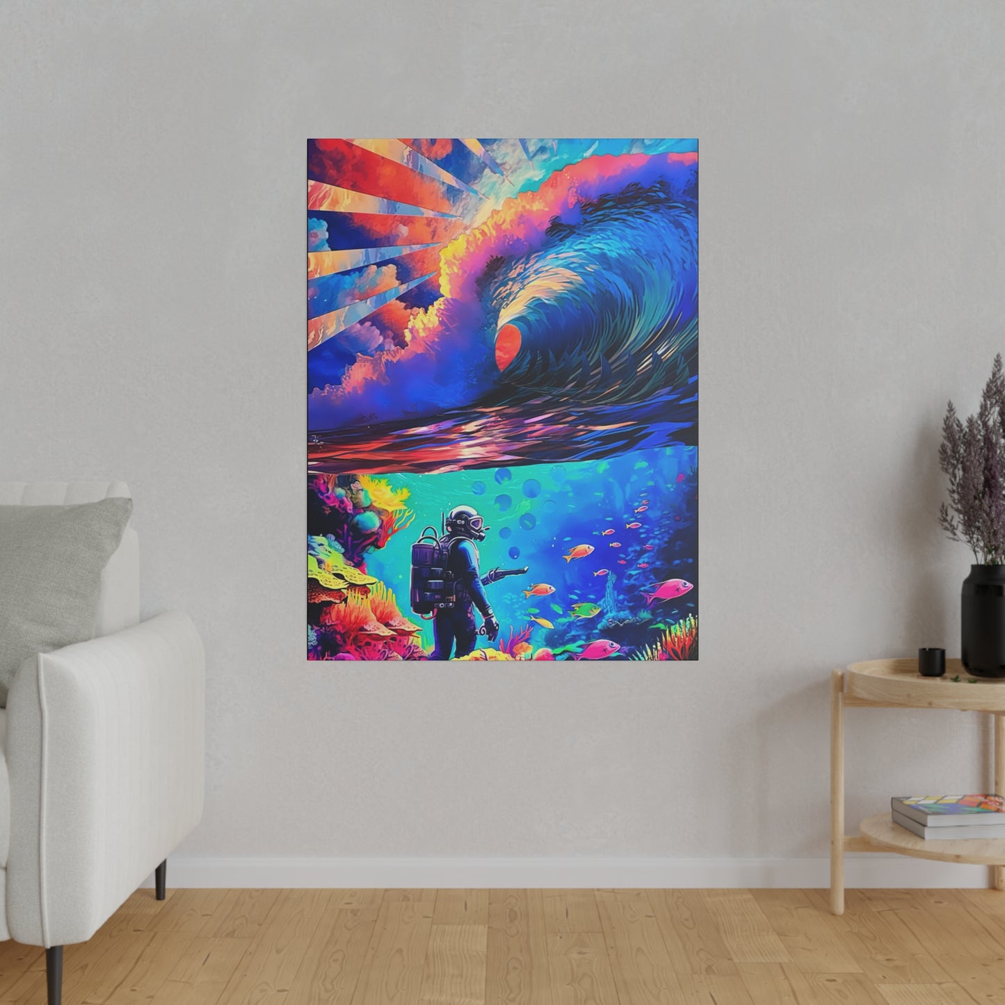Lost In The Ocean - Canvas