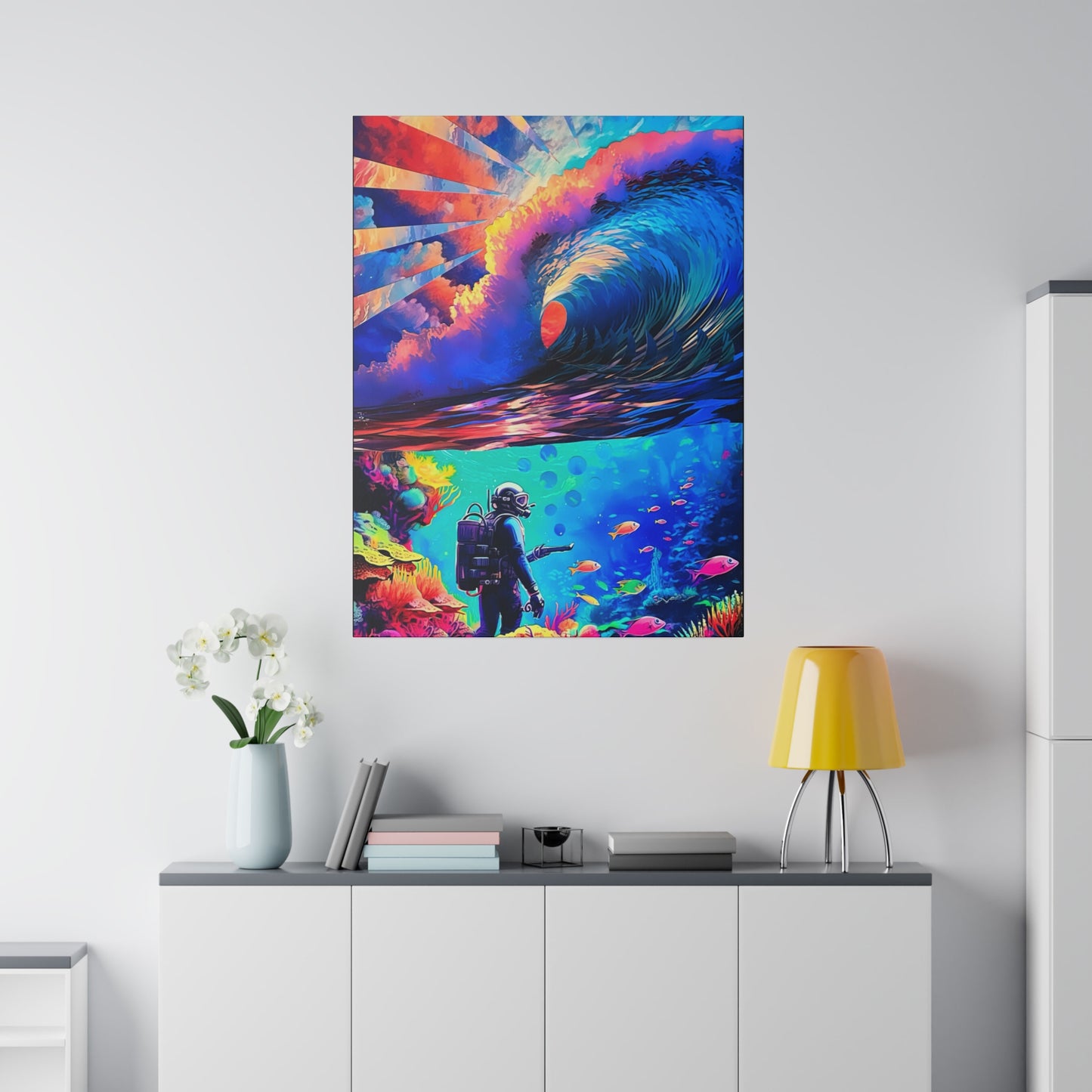 Lost In The Ocean - Canvas