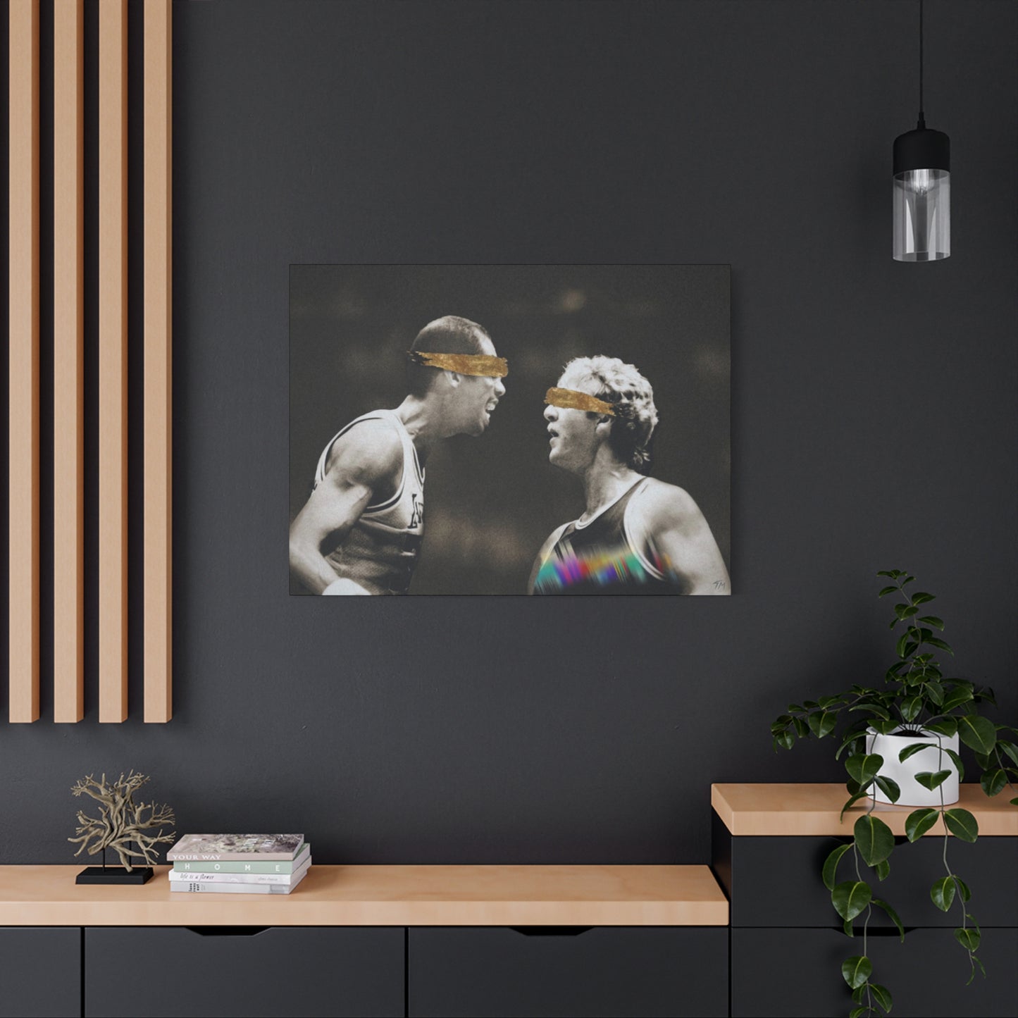 Kareem And Bird - Canvas