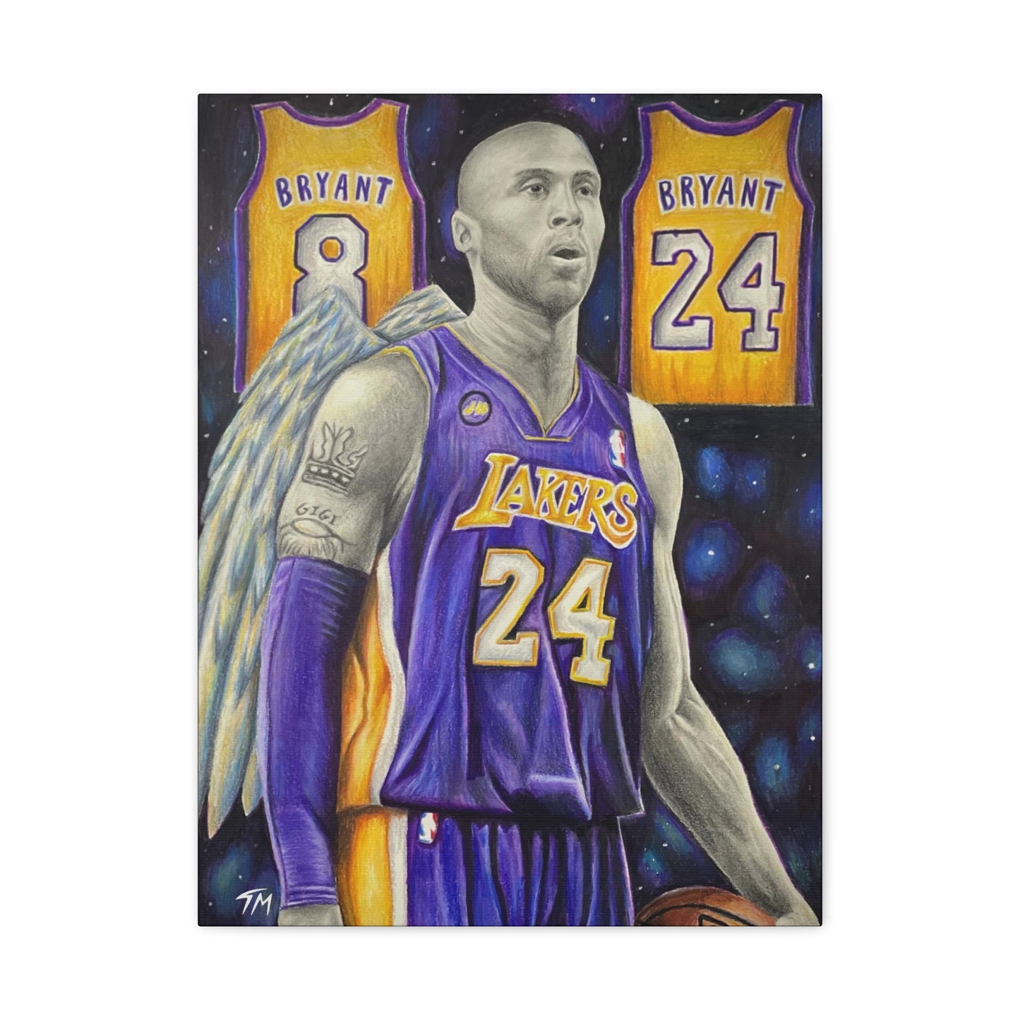 Tribute To Kobe - Canvas