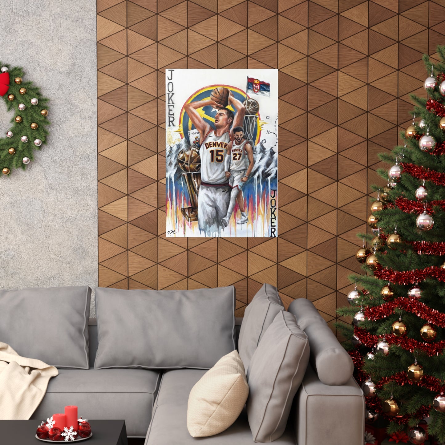 Champions (Denver Nuggets) - Poster Print