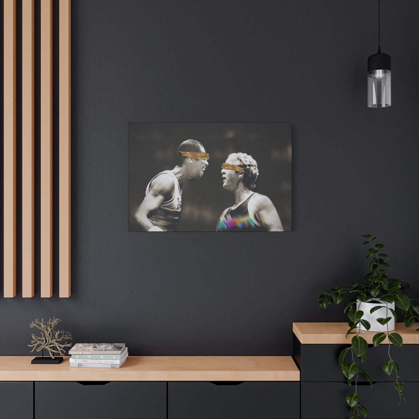 Kareem And Bird - Canvas