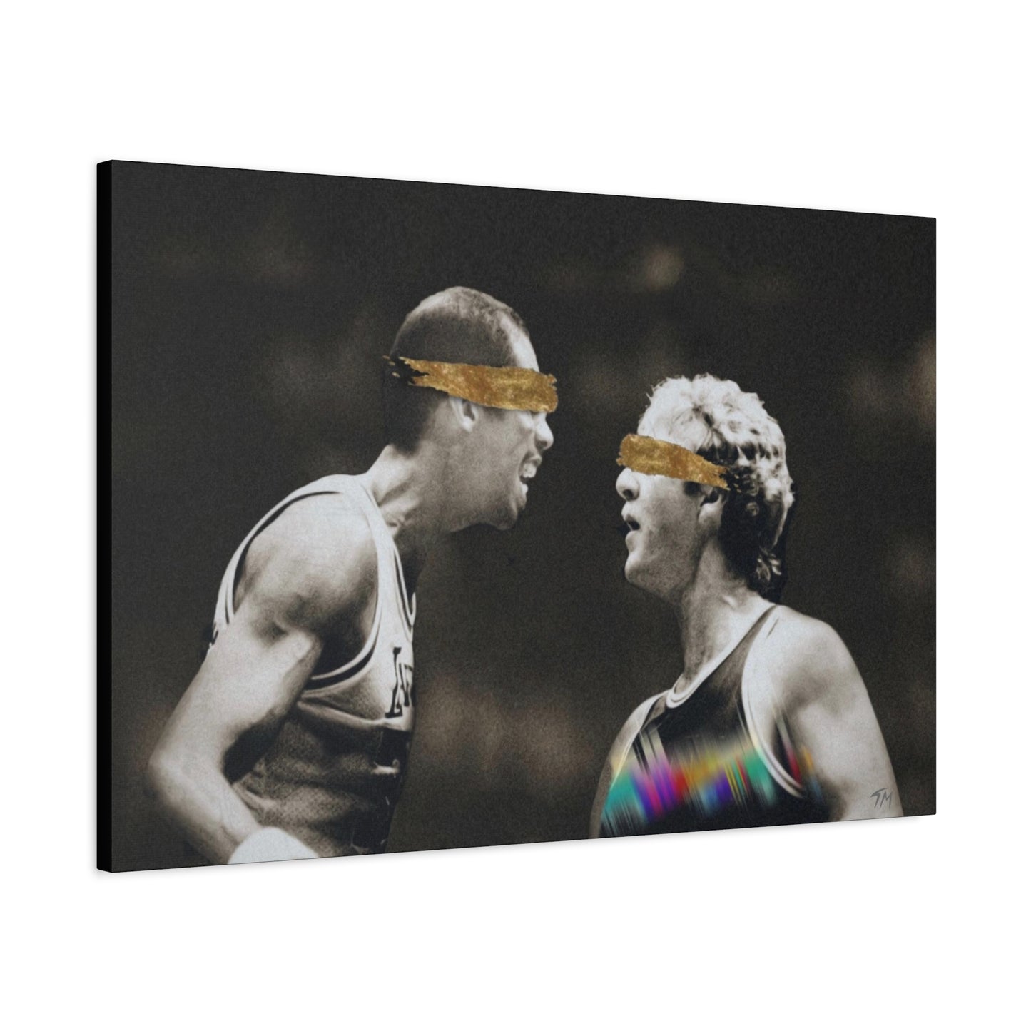Kareem And Bird - Canvas