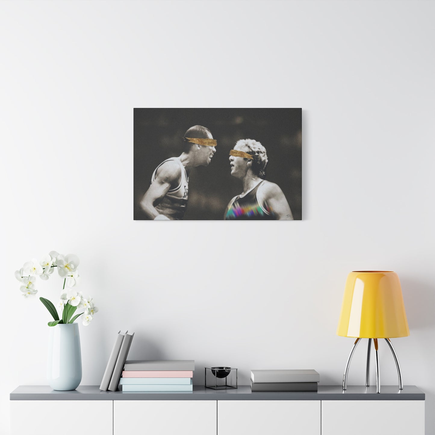 Kareem And Bird - Canvas