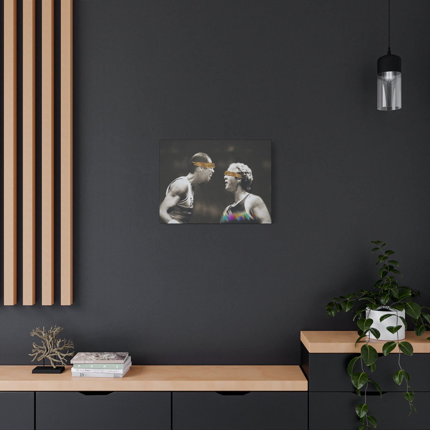 Kareem And Bird - Canvas