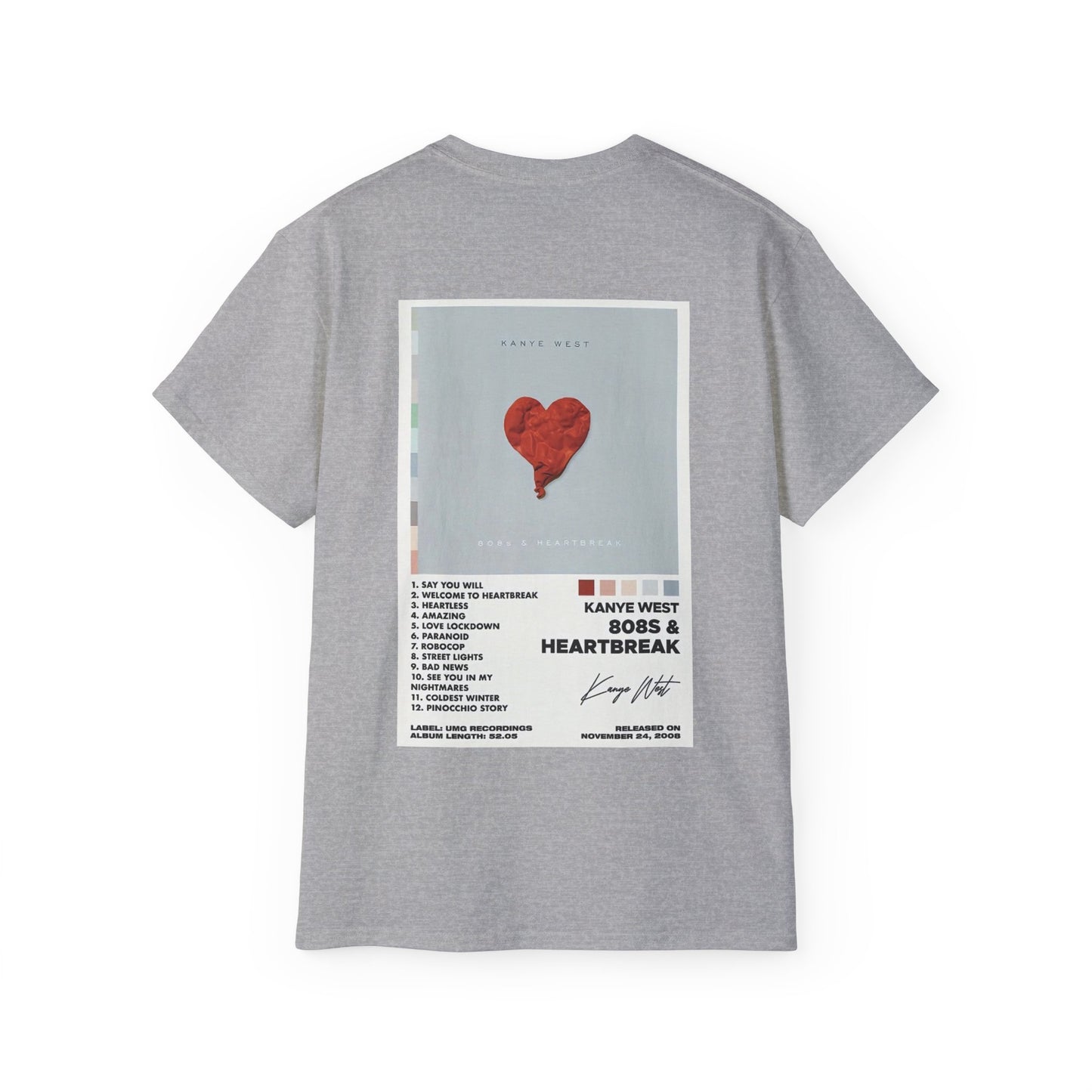 Kanye 808s Album - T-shirt