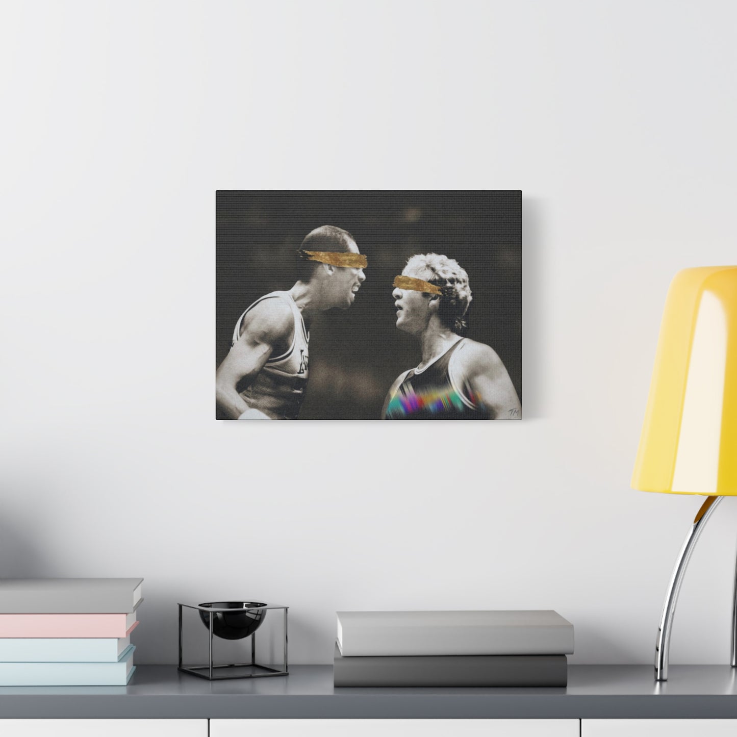 Kareem And Bird - Canvas