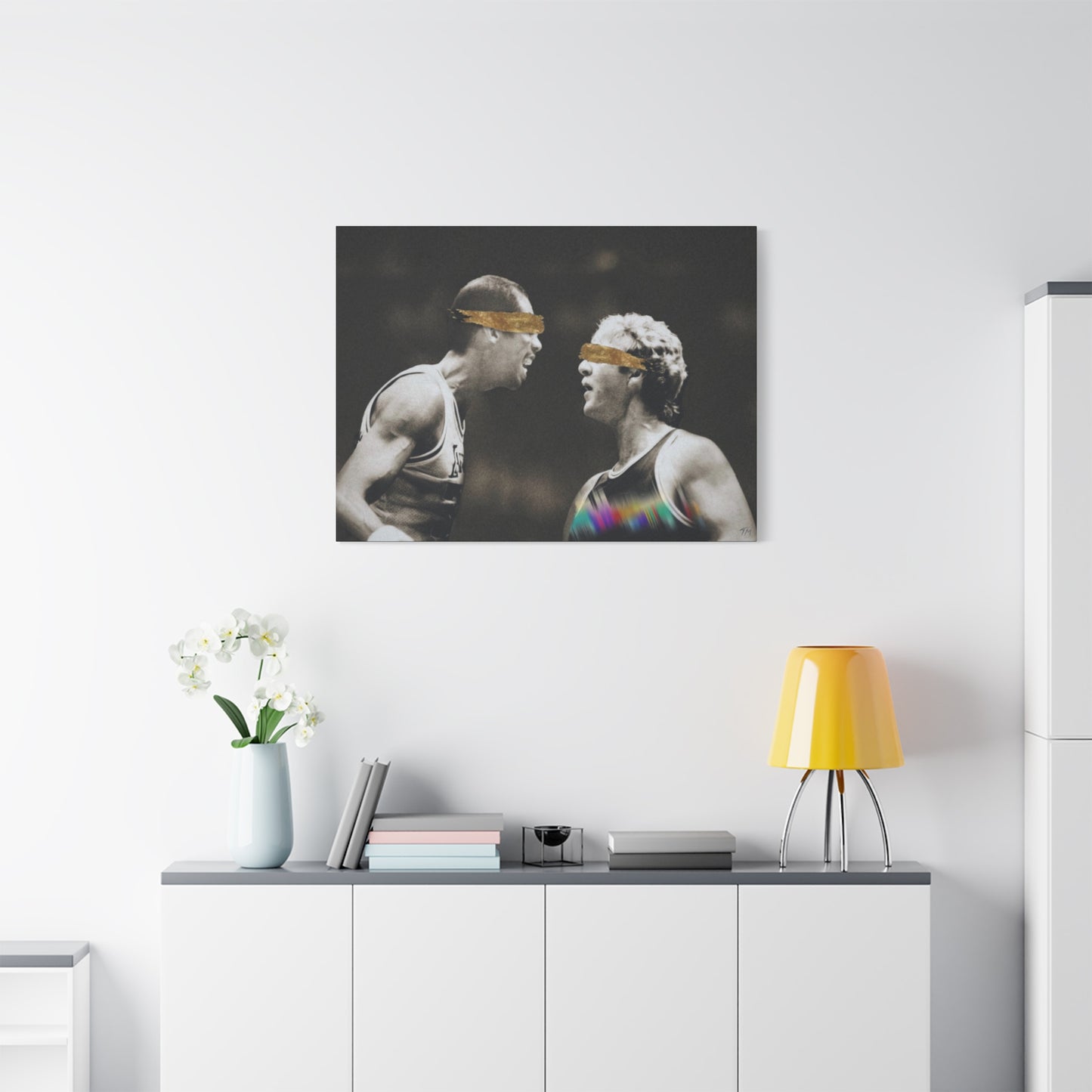 Kareem And Bird - Canvas