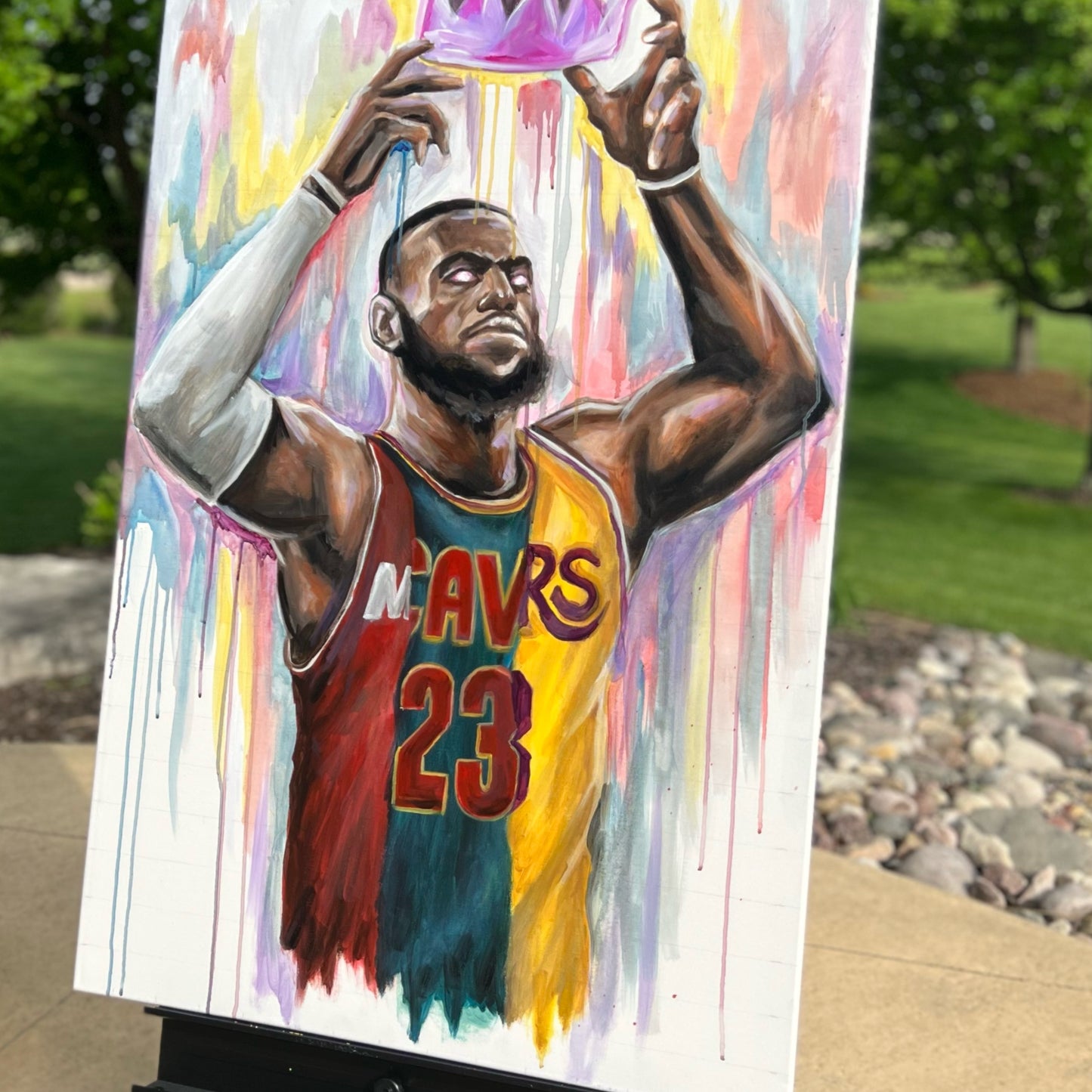 "King James" - Original Painting 48x30