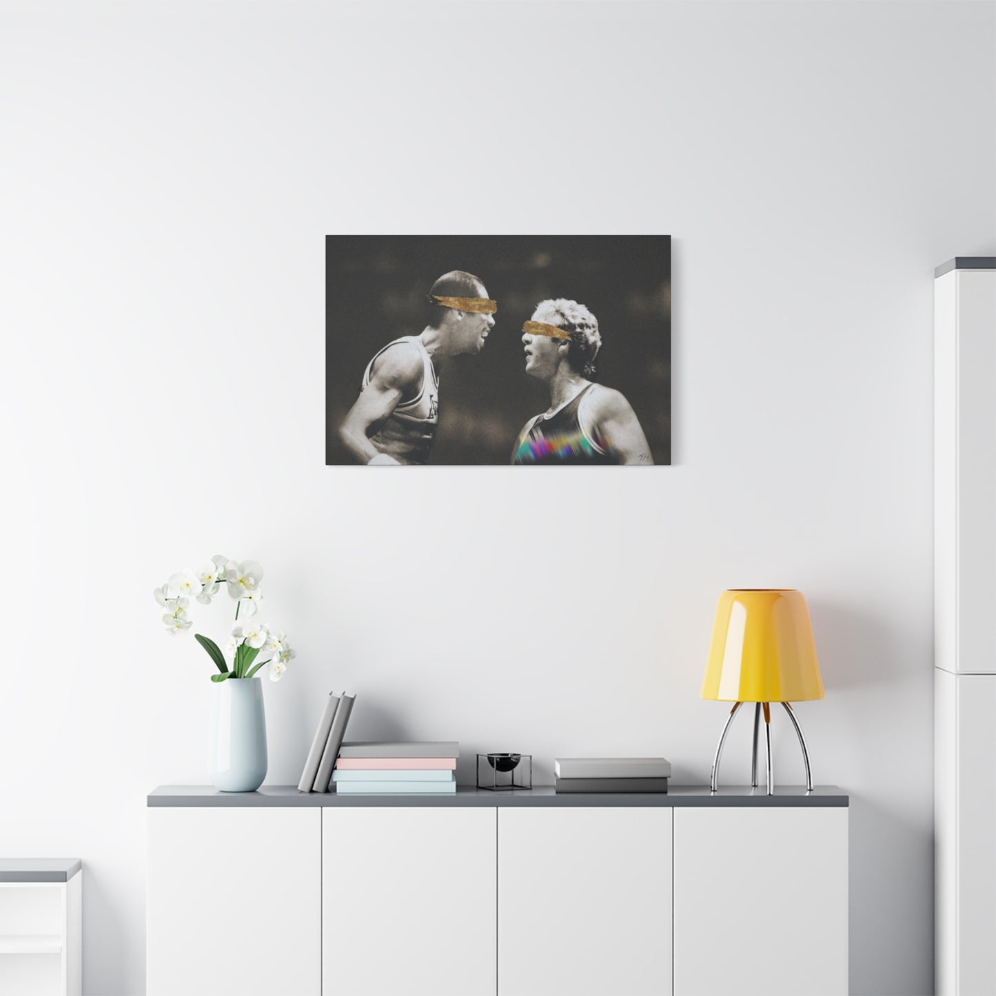 Kareem And Bird - Canvas