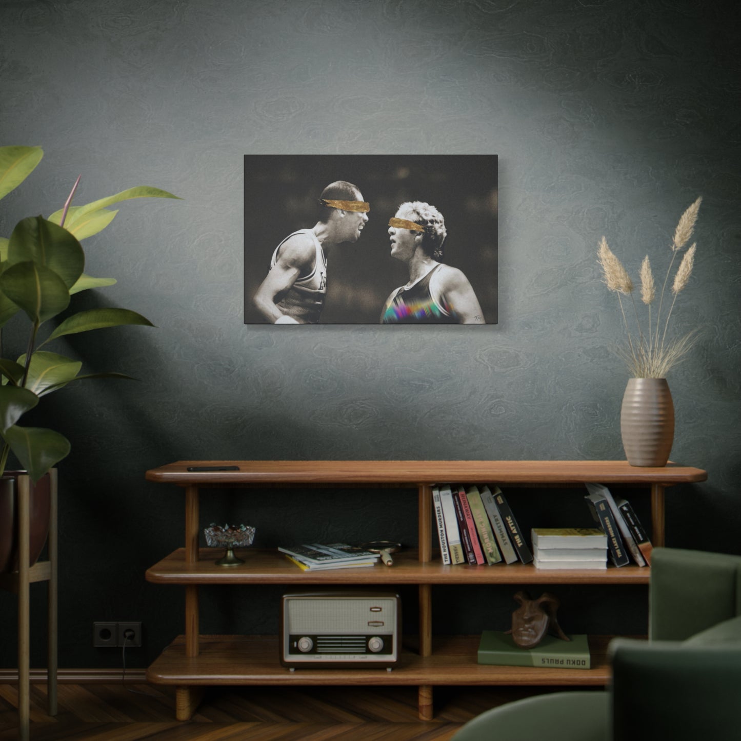 Kareem And Bird - Canvas
