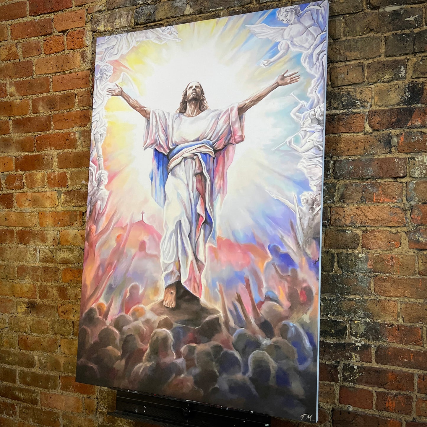 Resurrection - Hand-Embellished Canvas