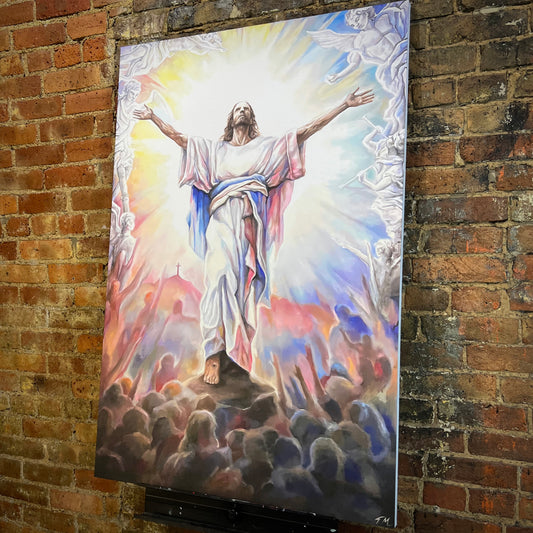Resurrection - Hand-Embellished Canvas