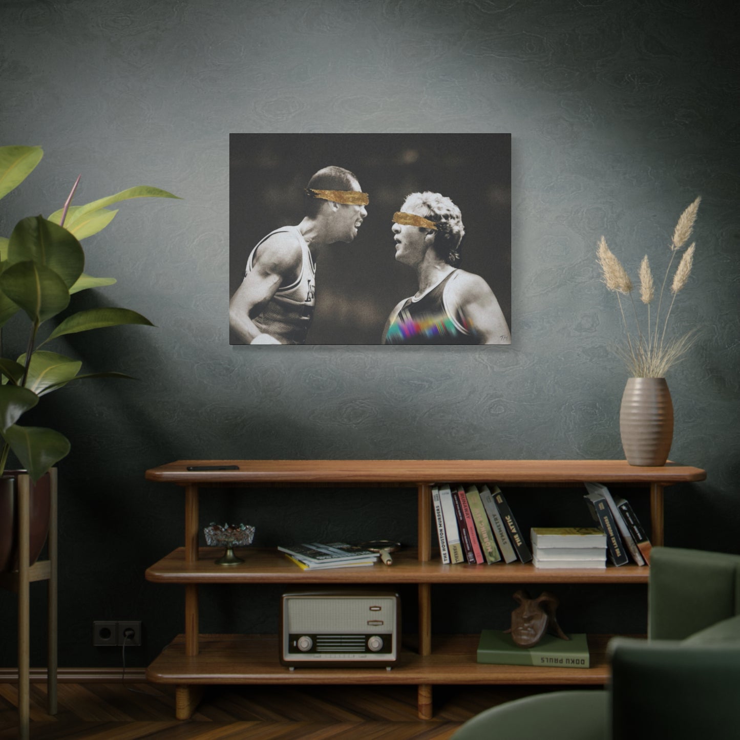 Kareem And Bird - Canvas