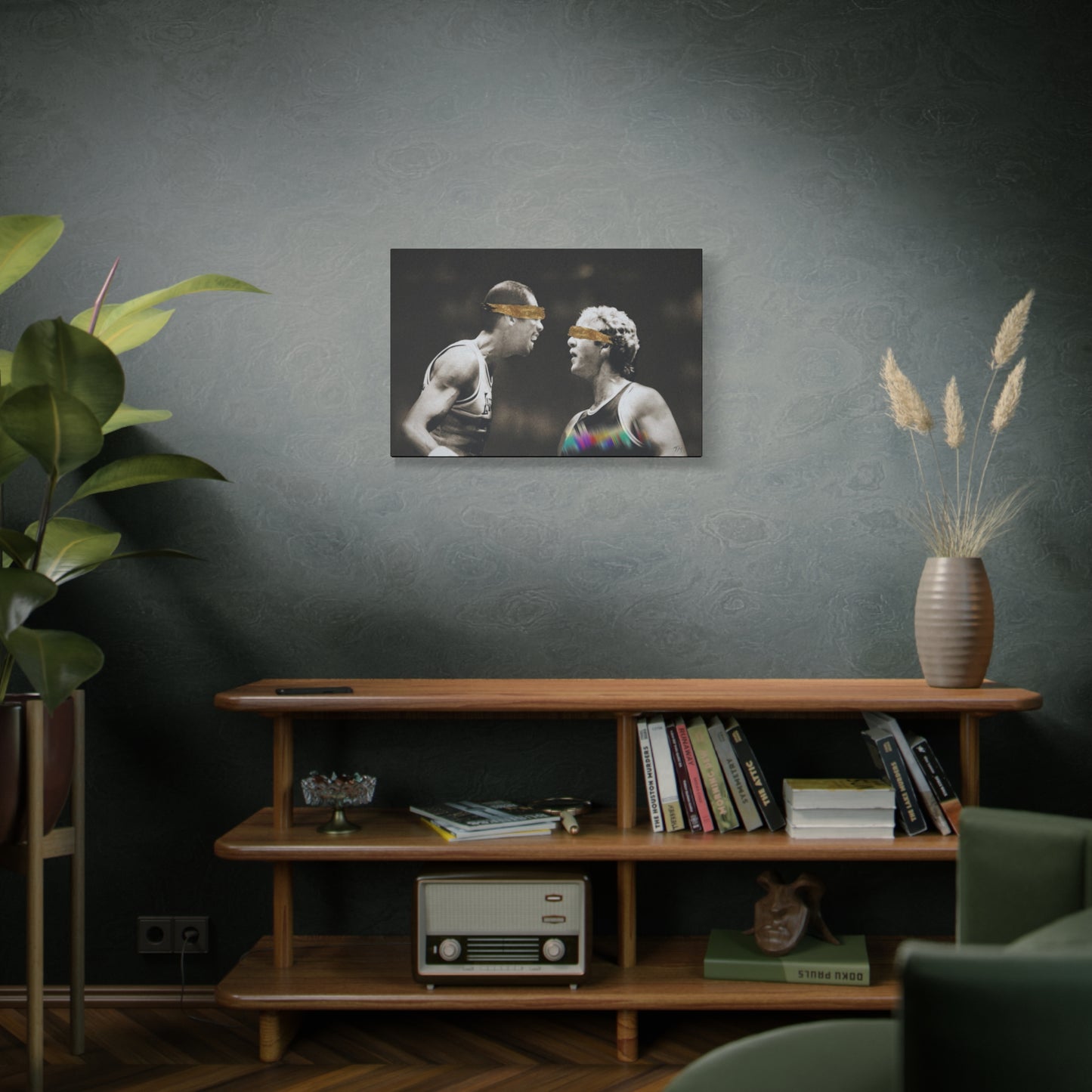 Kareem And Bird - Canvas