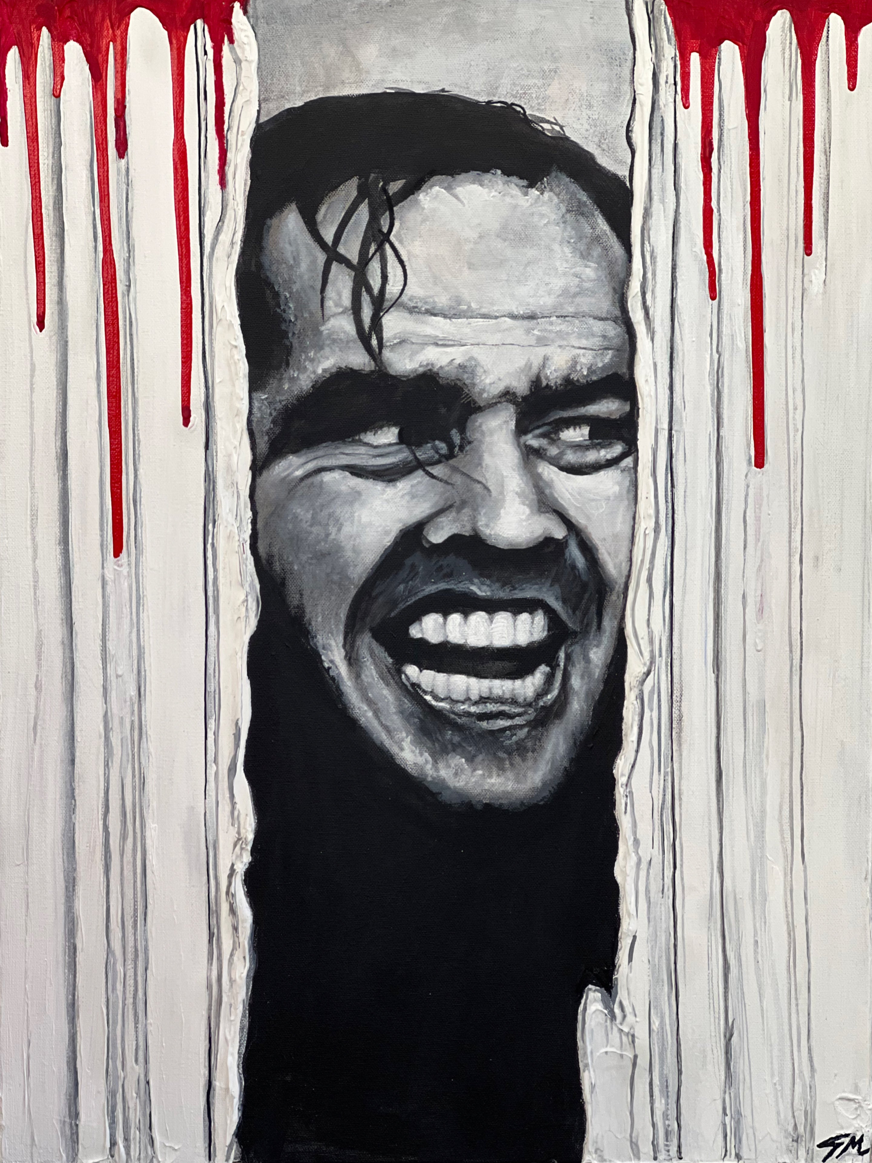 Here's Johnny Original Painting – Tommy Manning Art