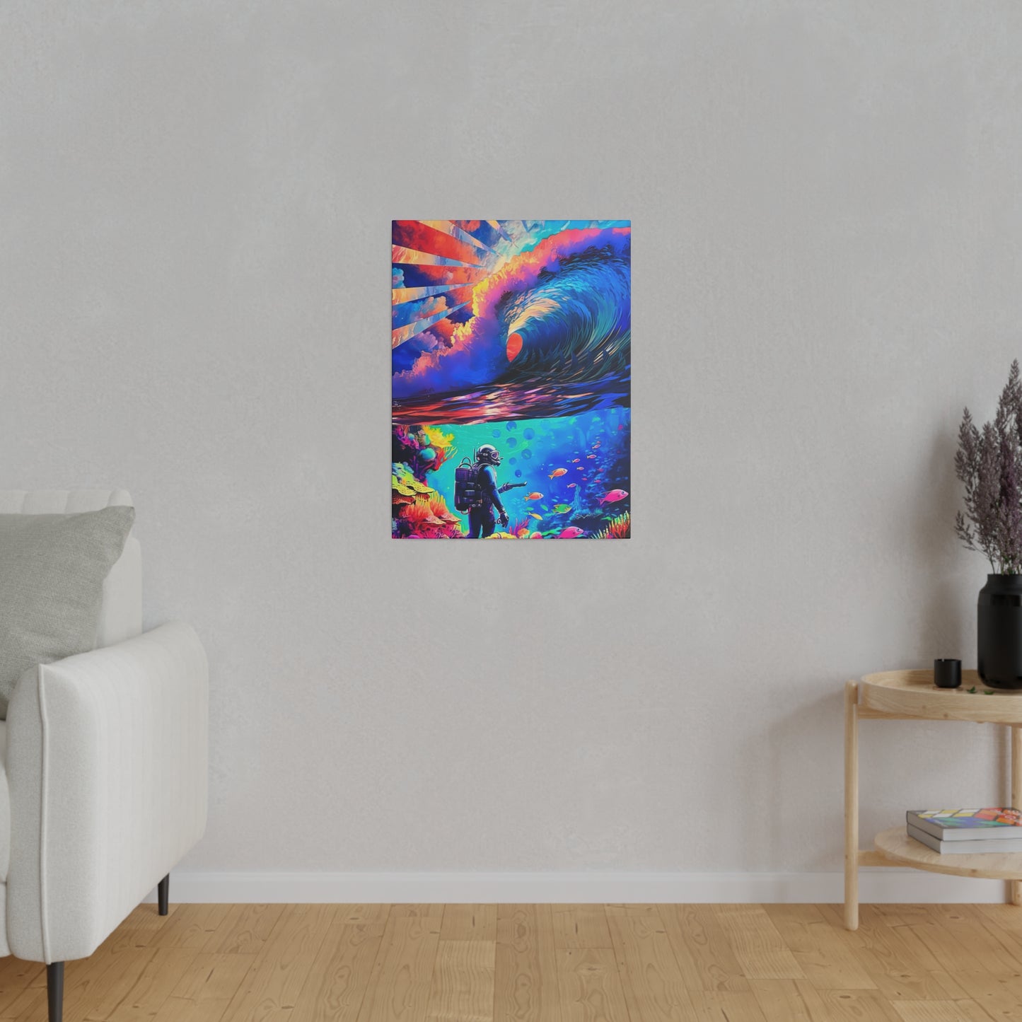 Lost In The Ocean - Canvas