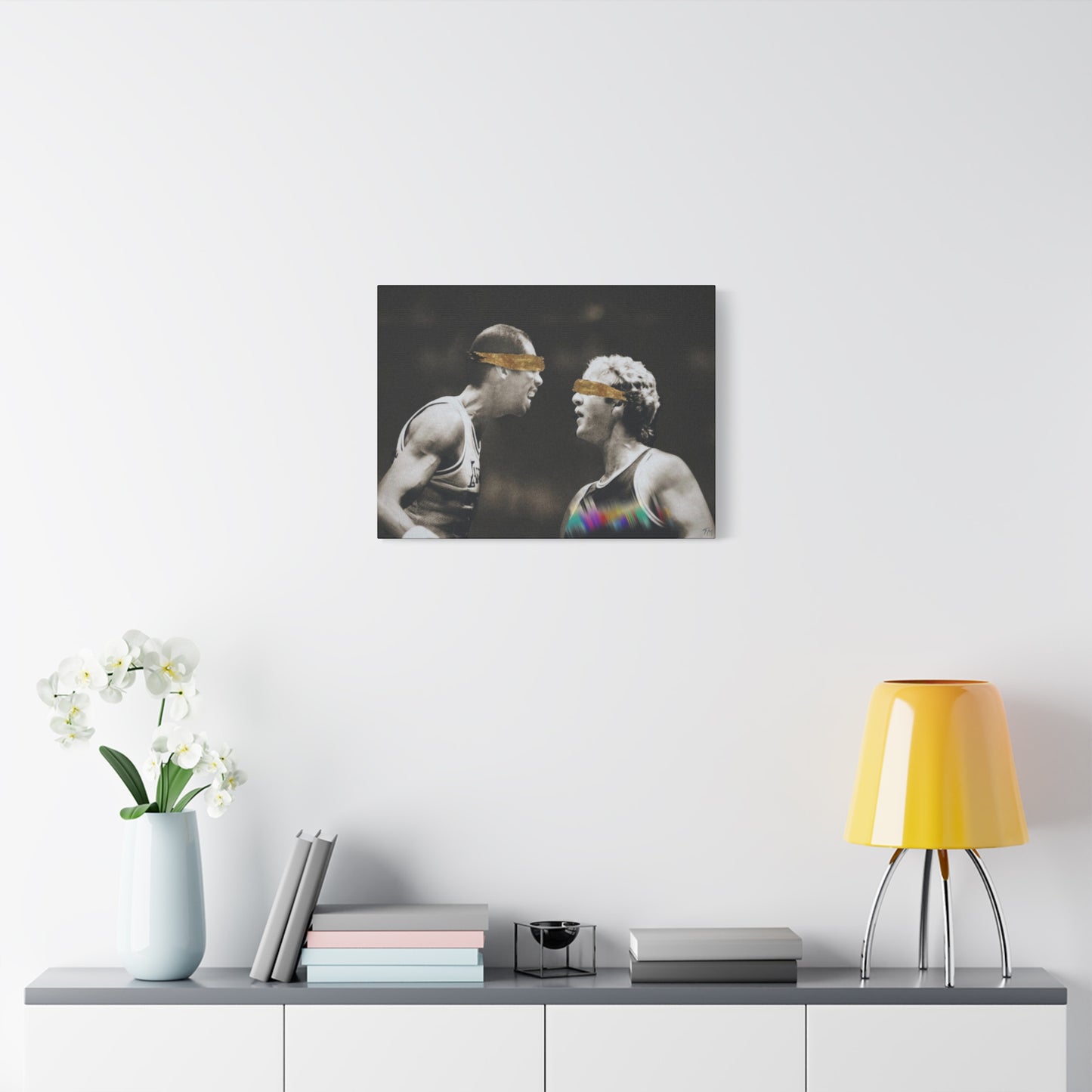 Kareem And Bird - Canvas
