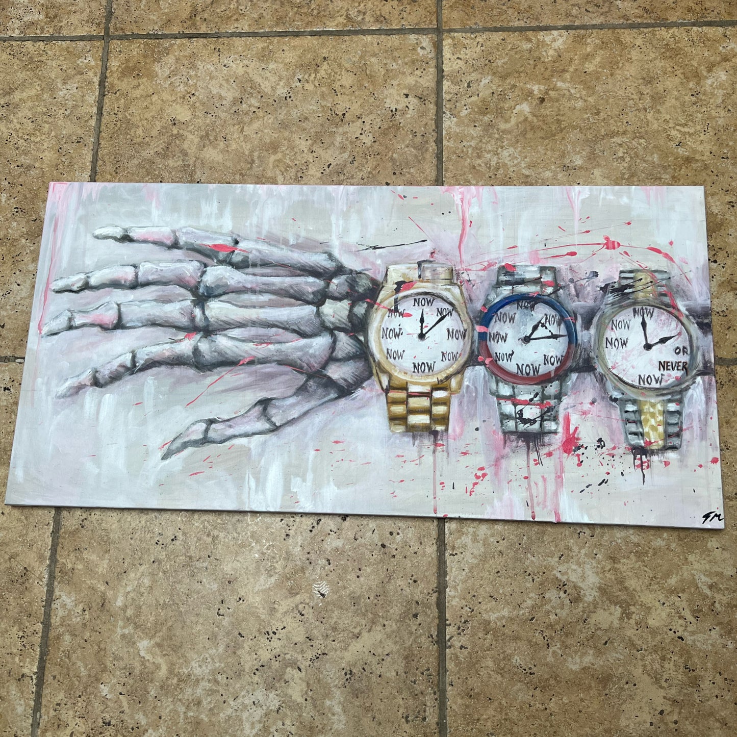 Father Time - Original Painting