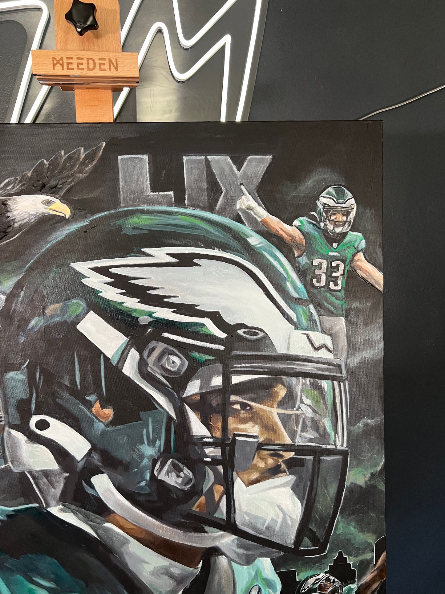 FLY EAGLES FLY - Original Painting