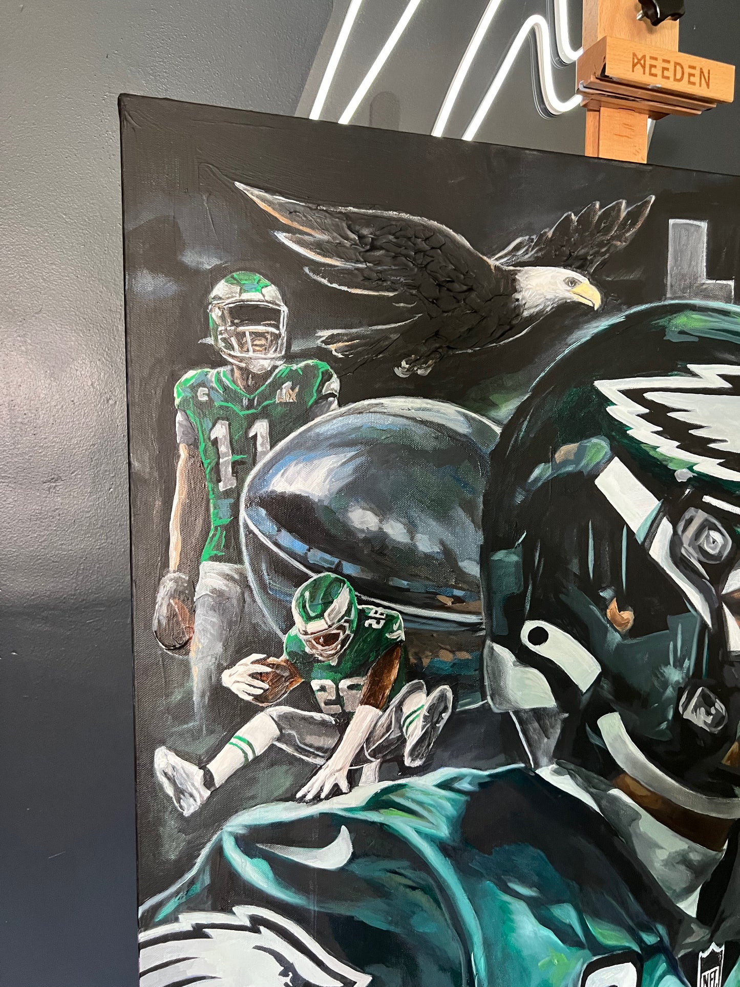 FLY EAGLES FLY - Original Painting