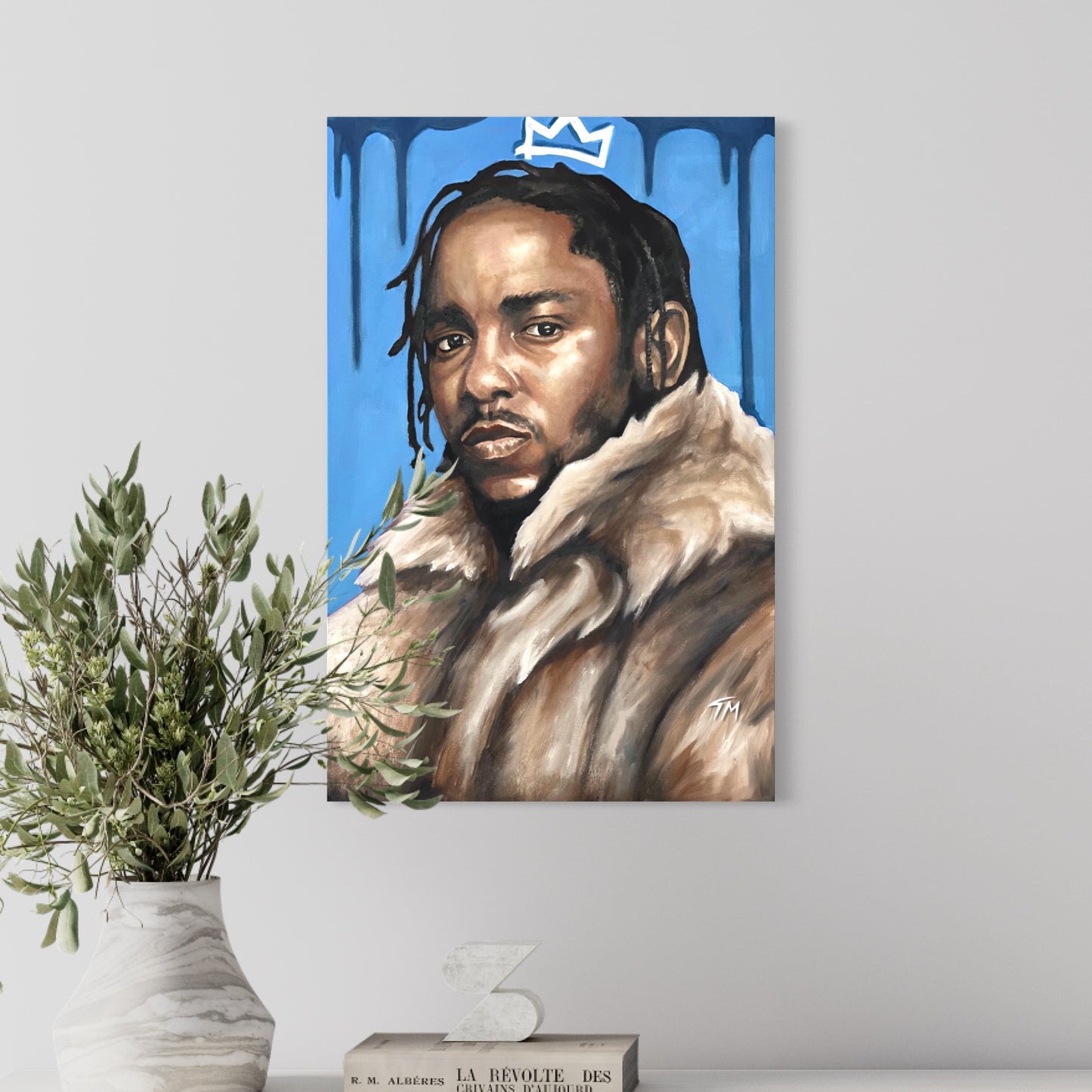 KING KENDRICK (BLUE) - Canvas