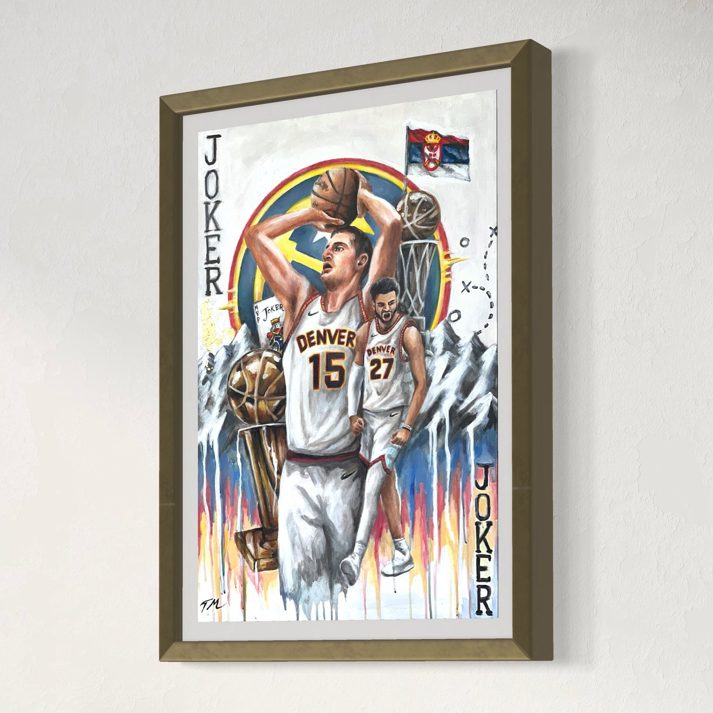 Champions (Denver Nuggets) - Poster Print