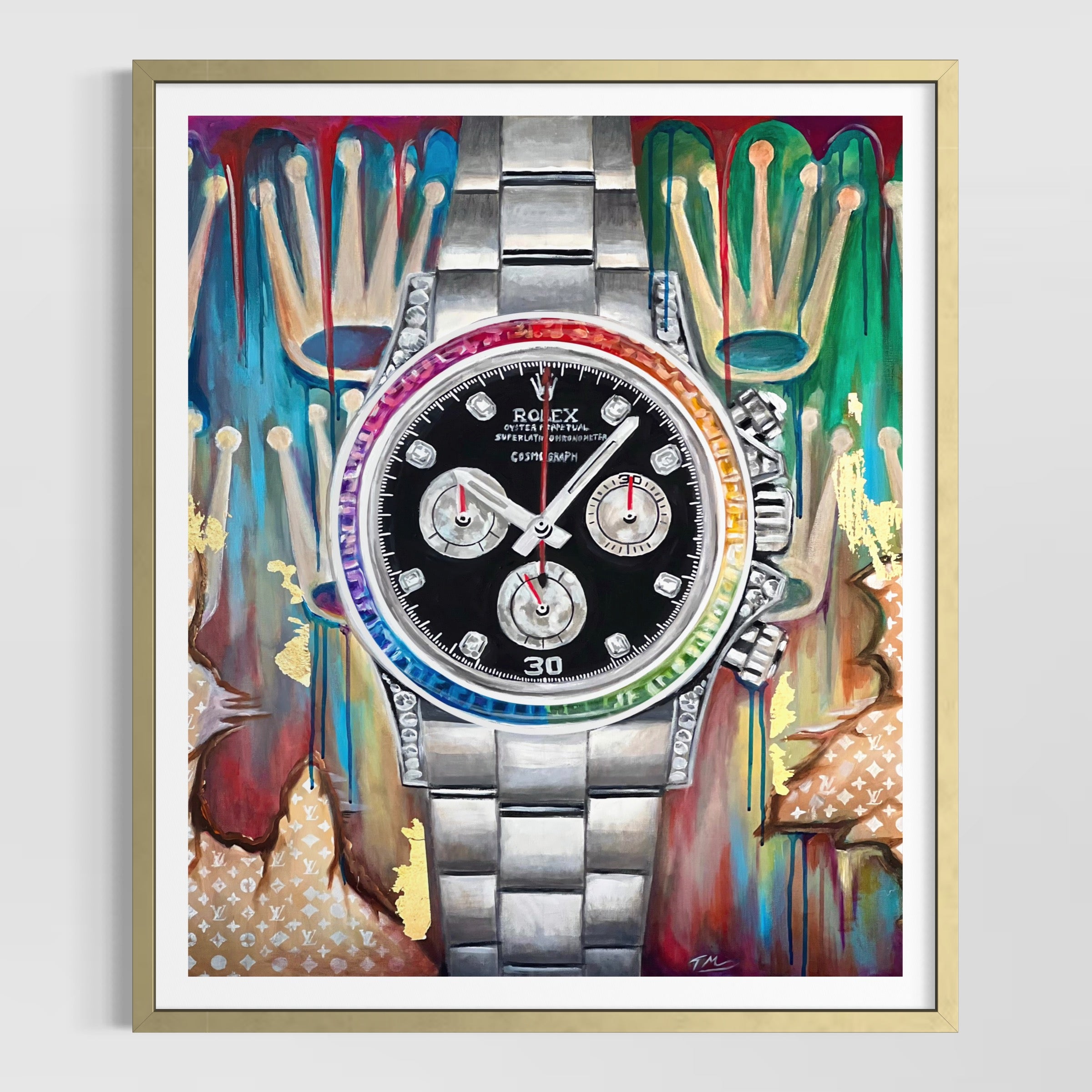 Rolex Dreams Poster Print | Hand-Painted Art by Tommy Manning