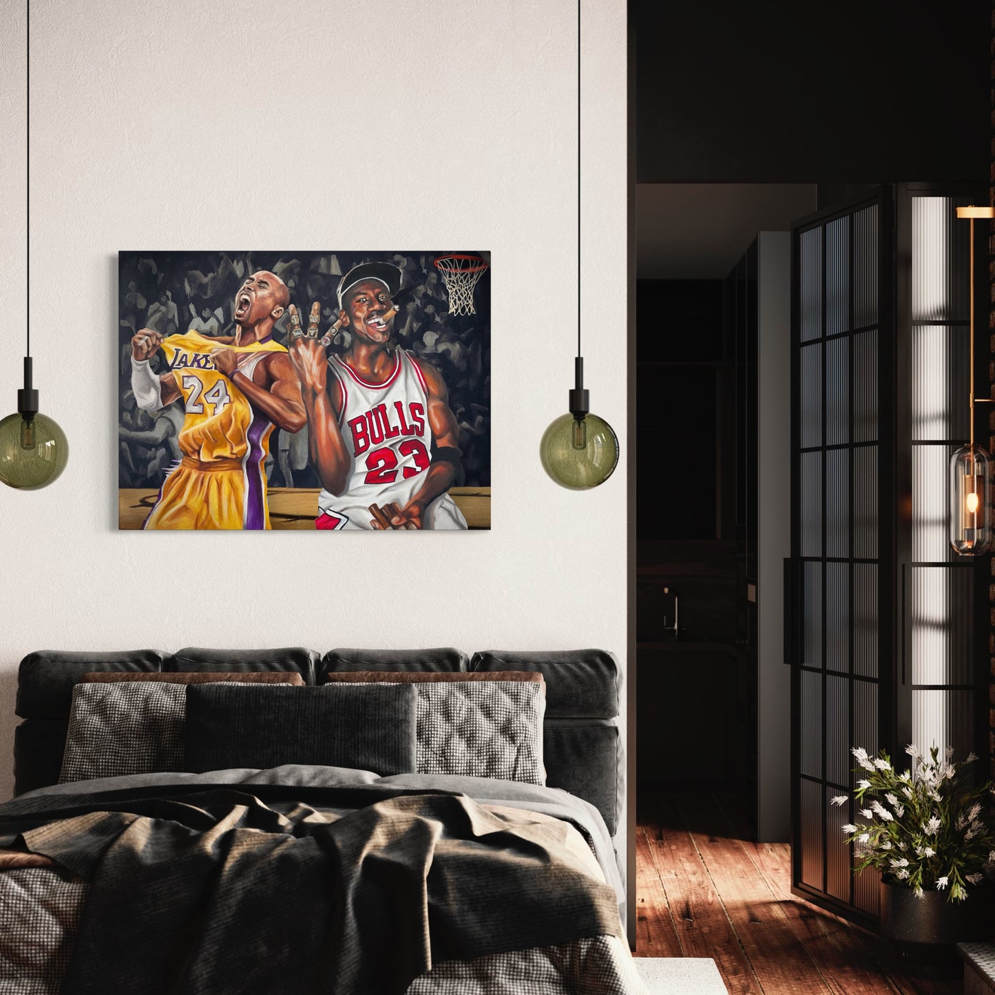 Kobe and Jordan - Poster Print