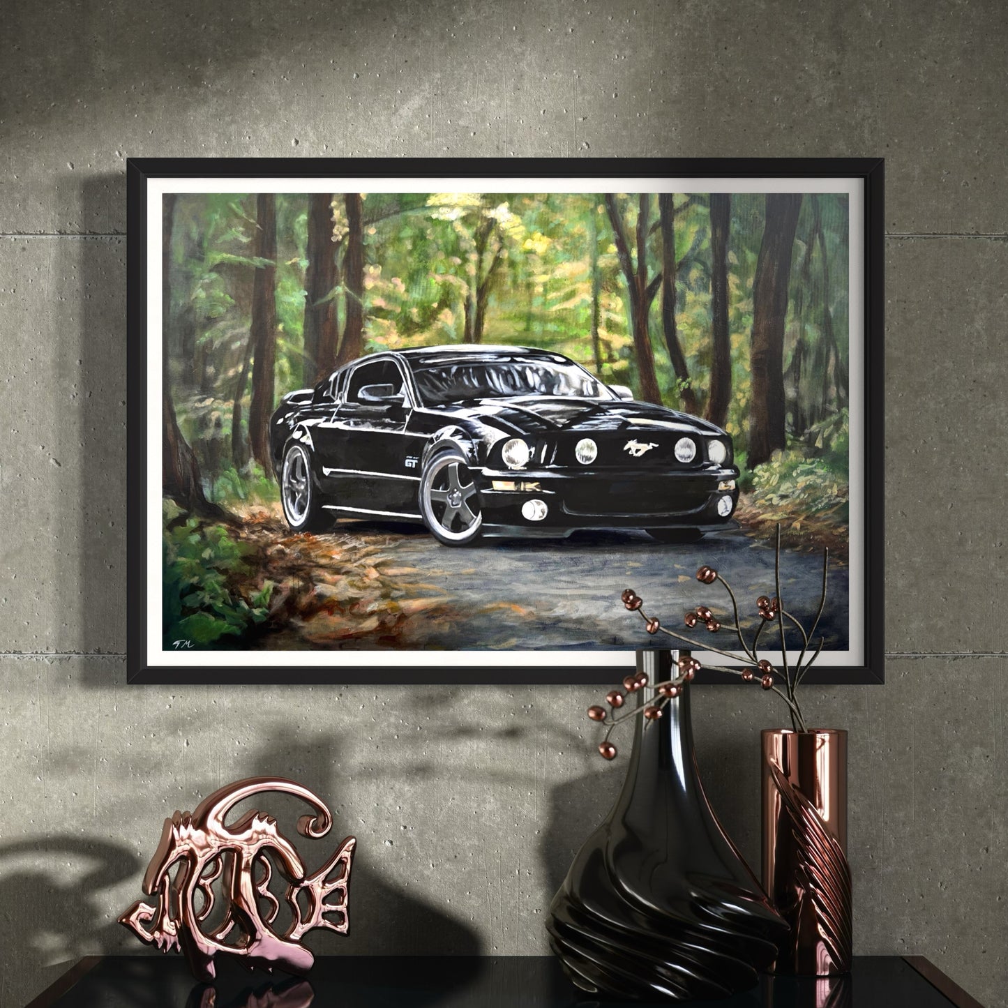 Ford Mustang GT - Poster Print