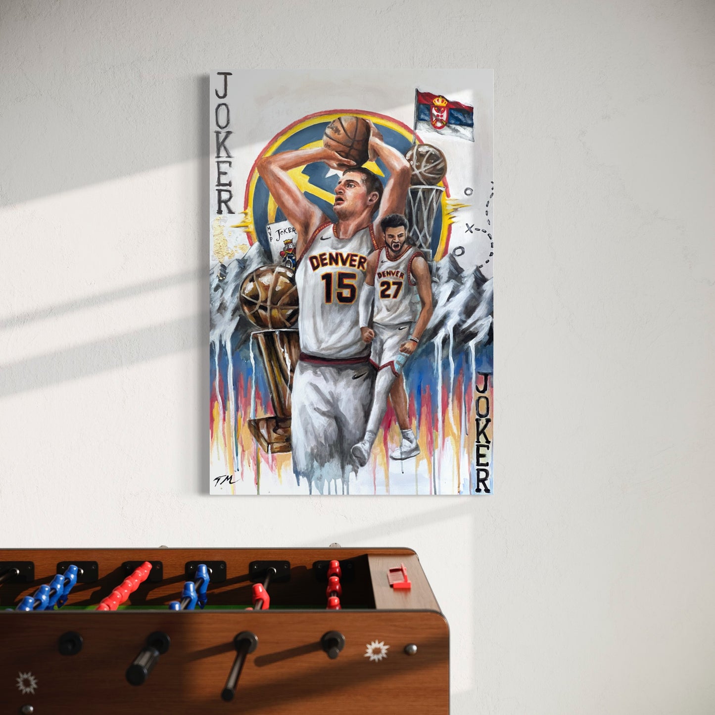 Champions (Denver Nuggets) - Canvas