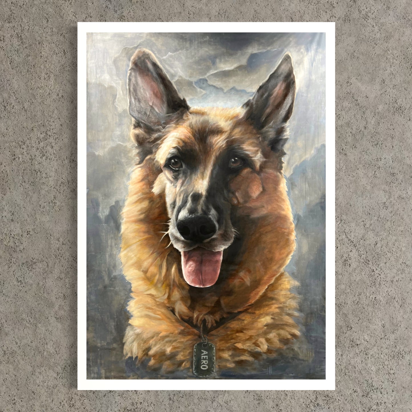 German Shepard - Poster Print