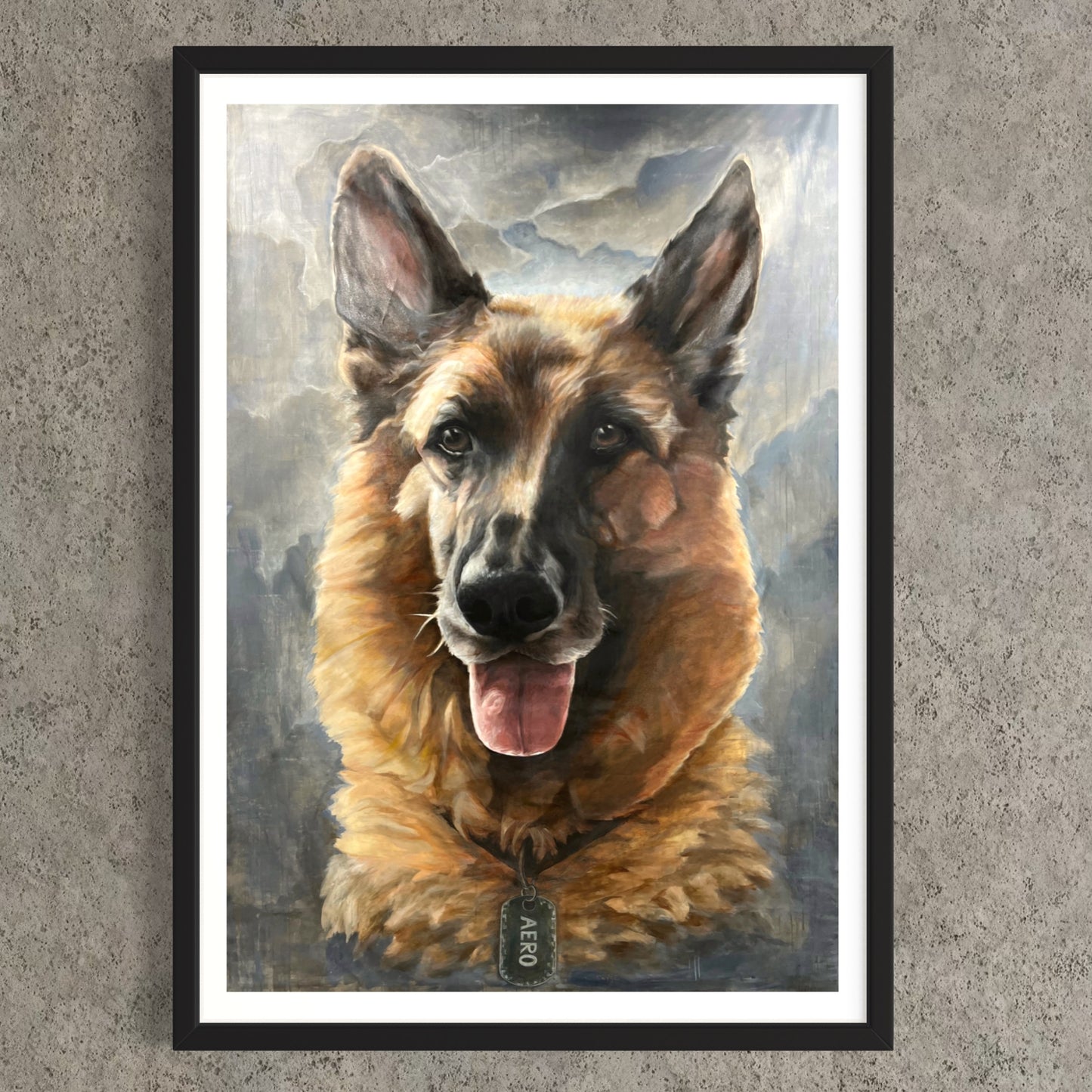 German Shepard - Poster Print