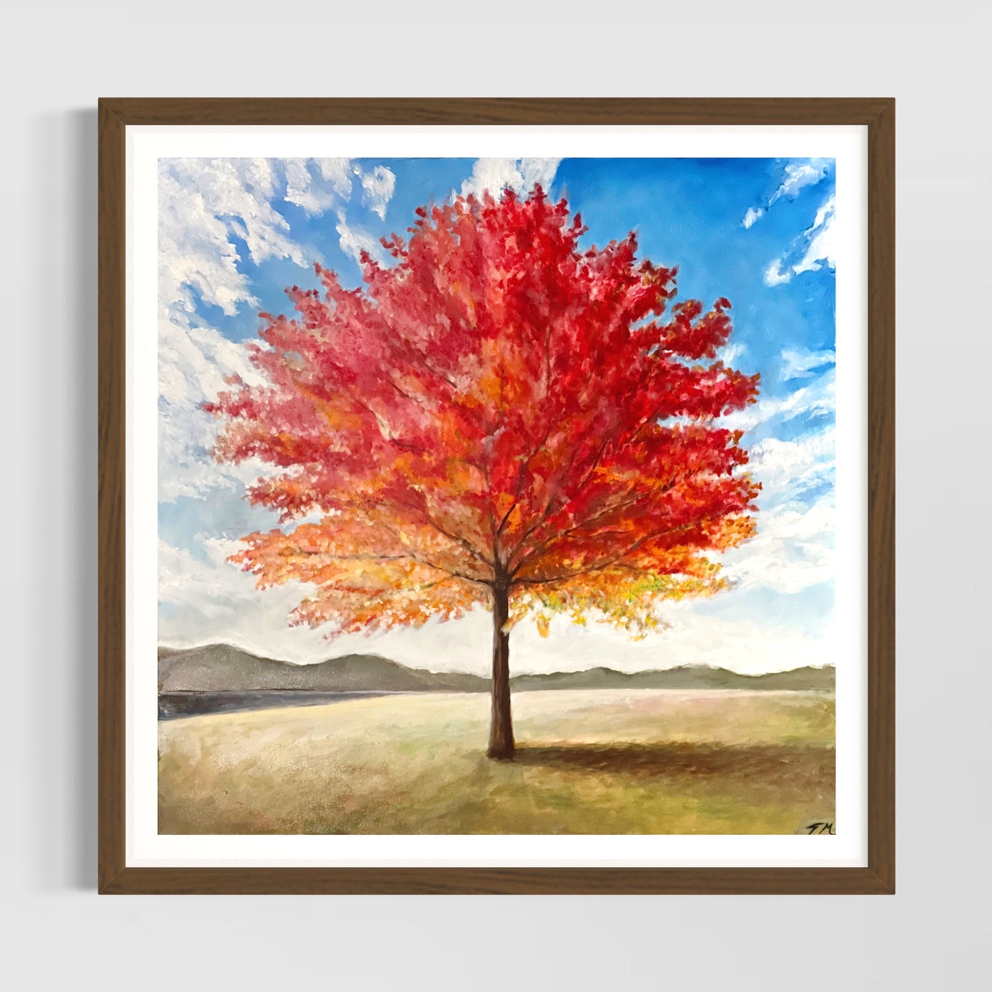 Golden Serenity - Poster Print