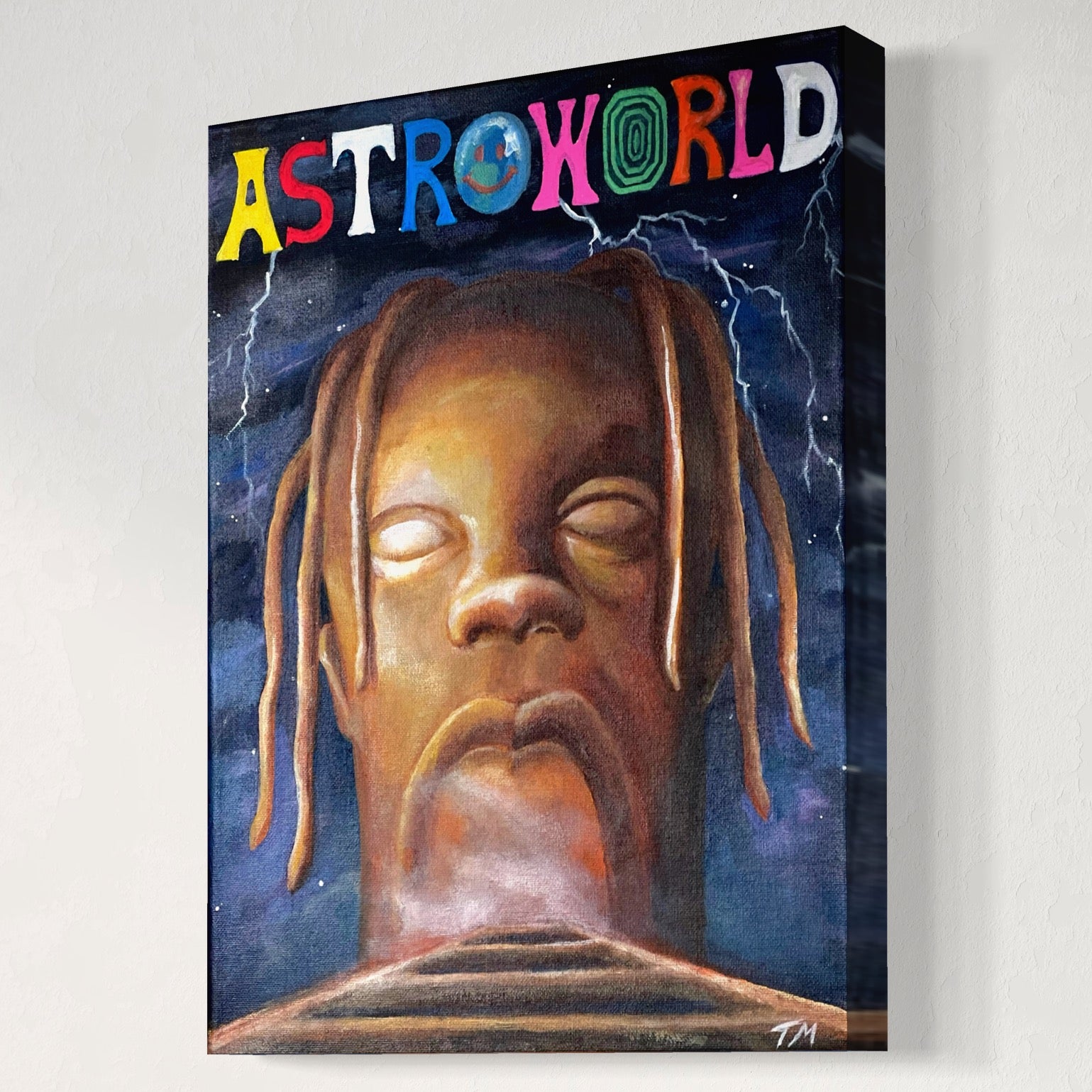 Astroworld - Canvas – Tommy Manning Art
