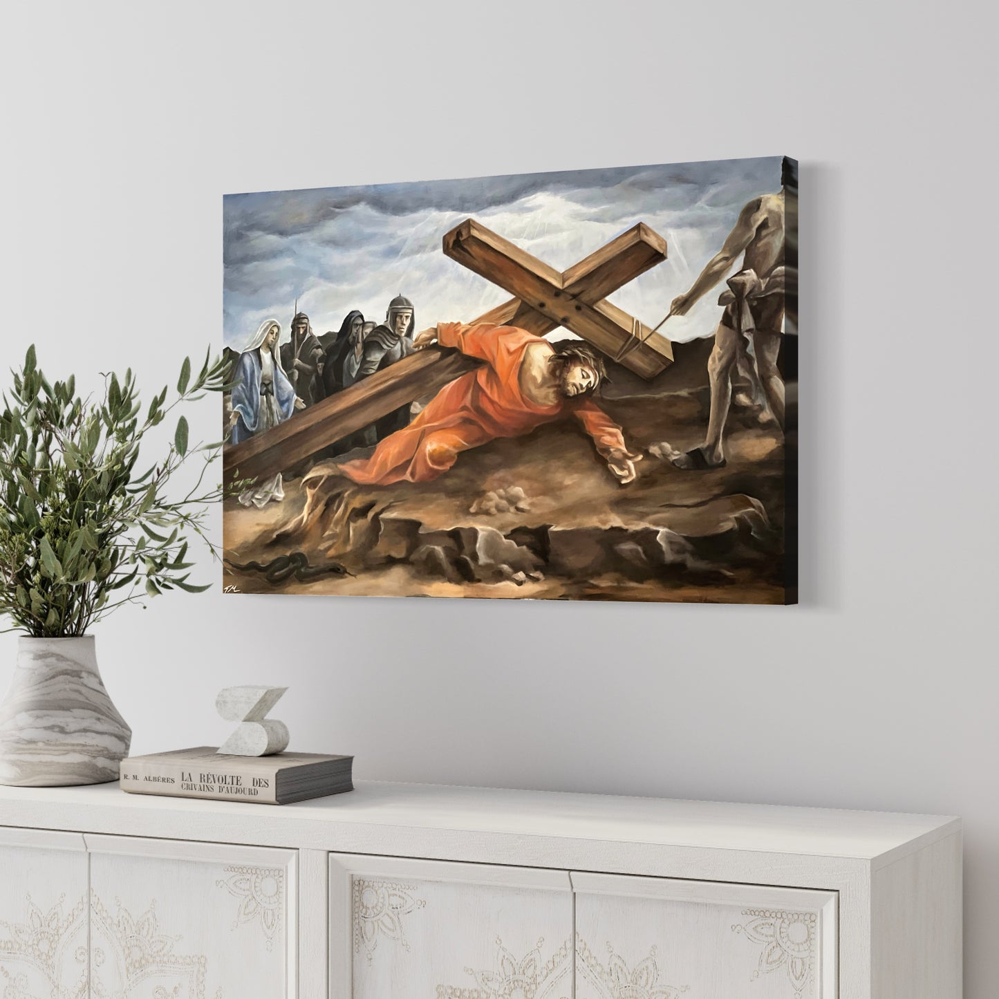 Jesus Is King - Canvas