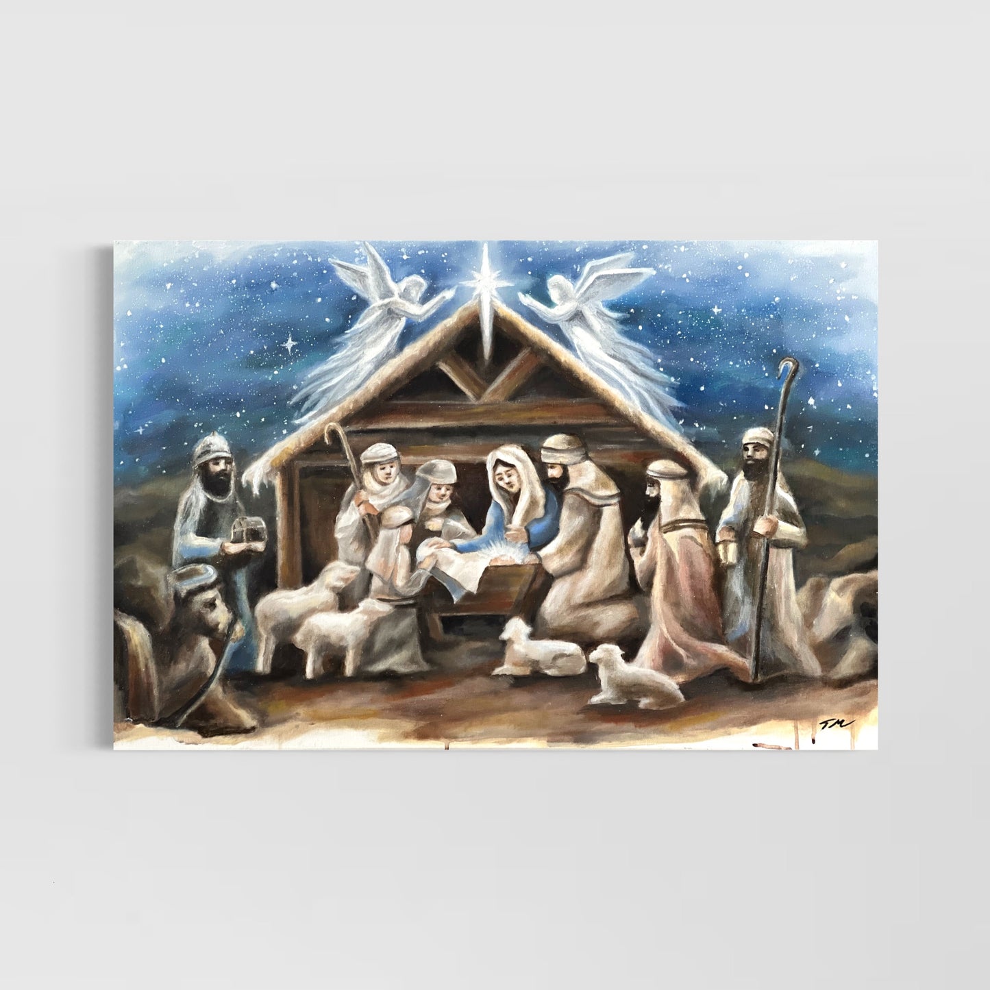 First Christmas - Framed Print
