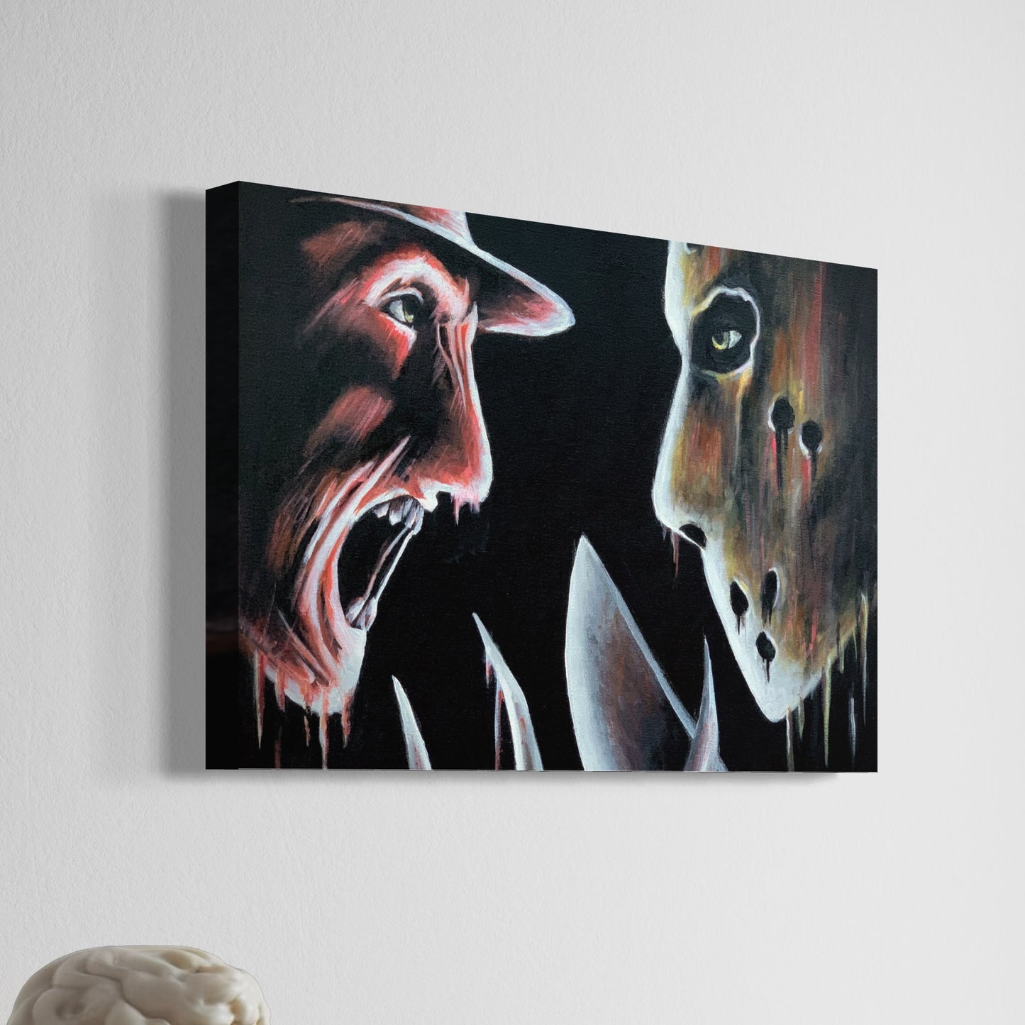 FREDDY VS JASON Canvas Print