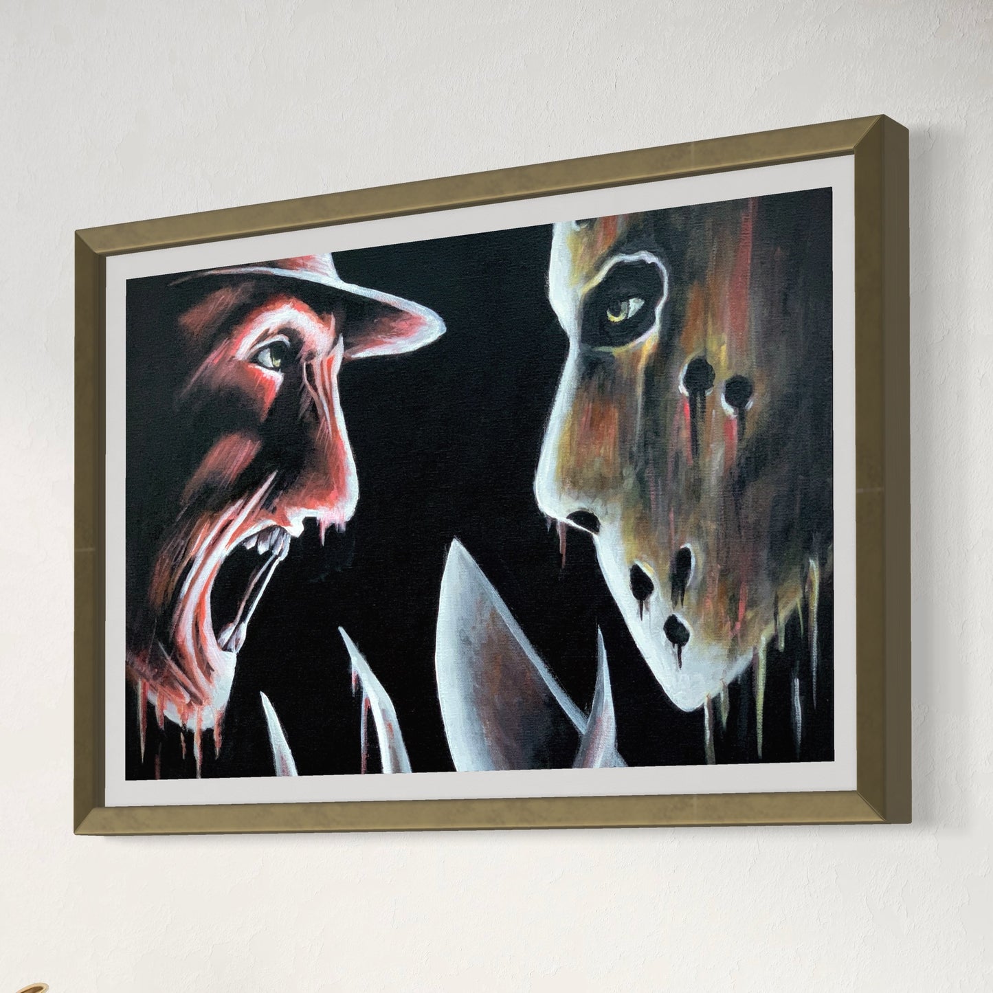 FREDDY VS JASON Poster Print