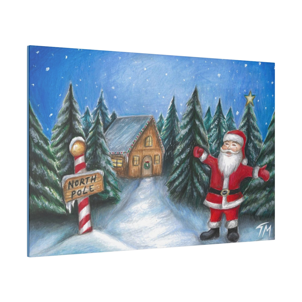 North Pole - Canvas - Tommy Manning Art