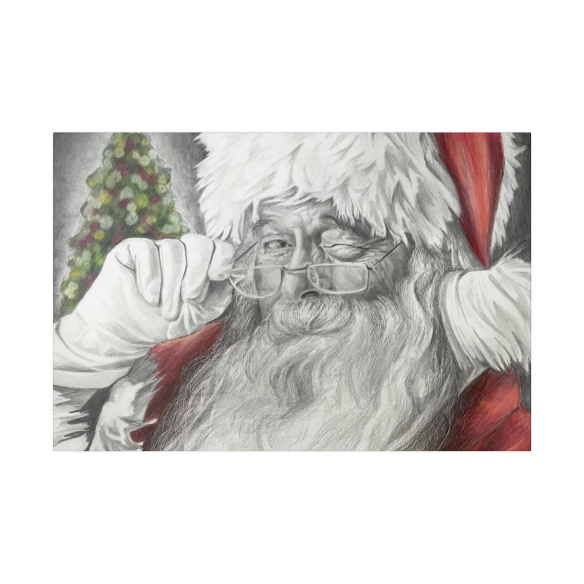 Santa 2021 - Canvas - Tommy Manning Art