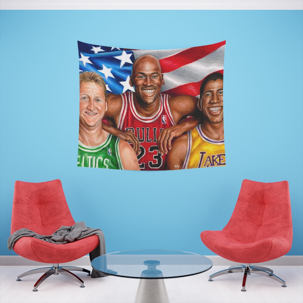 DREAM TEAM - Tapestry - Tommy Manning Art