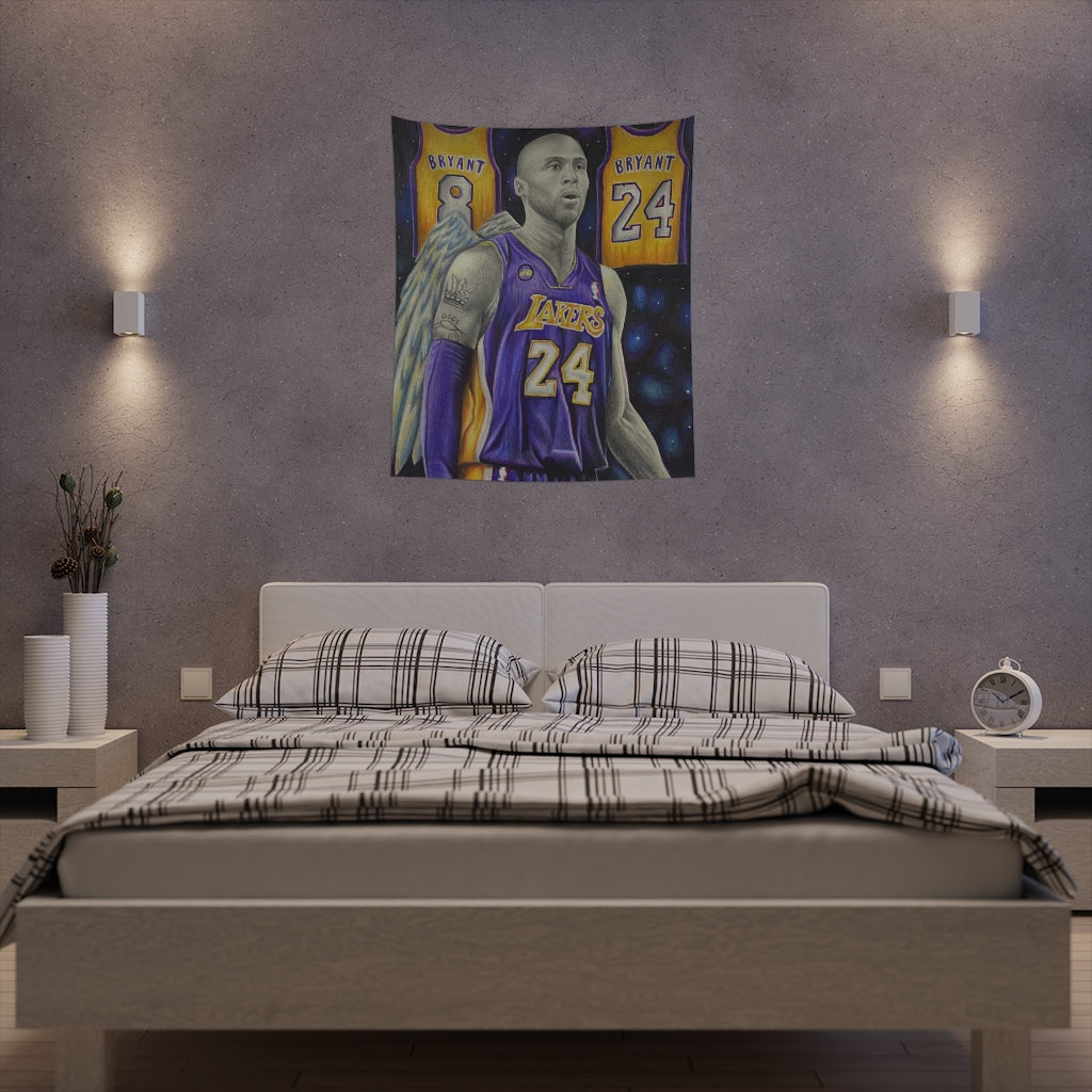 KXBE ANGEL - Tapestry - Tommy Manning Art