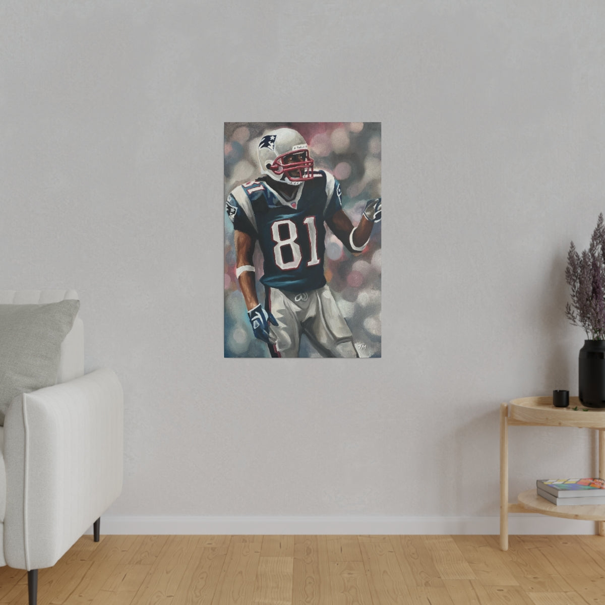 Randy Moss - Canvas - Tommy Manning Art