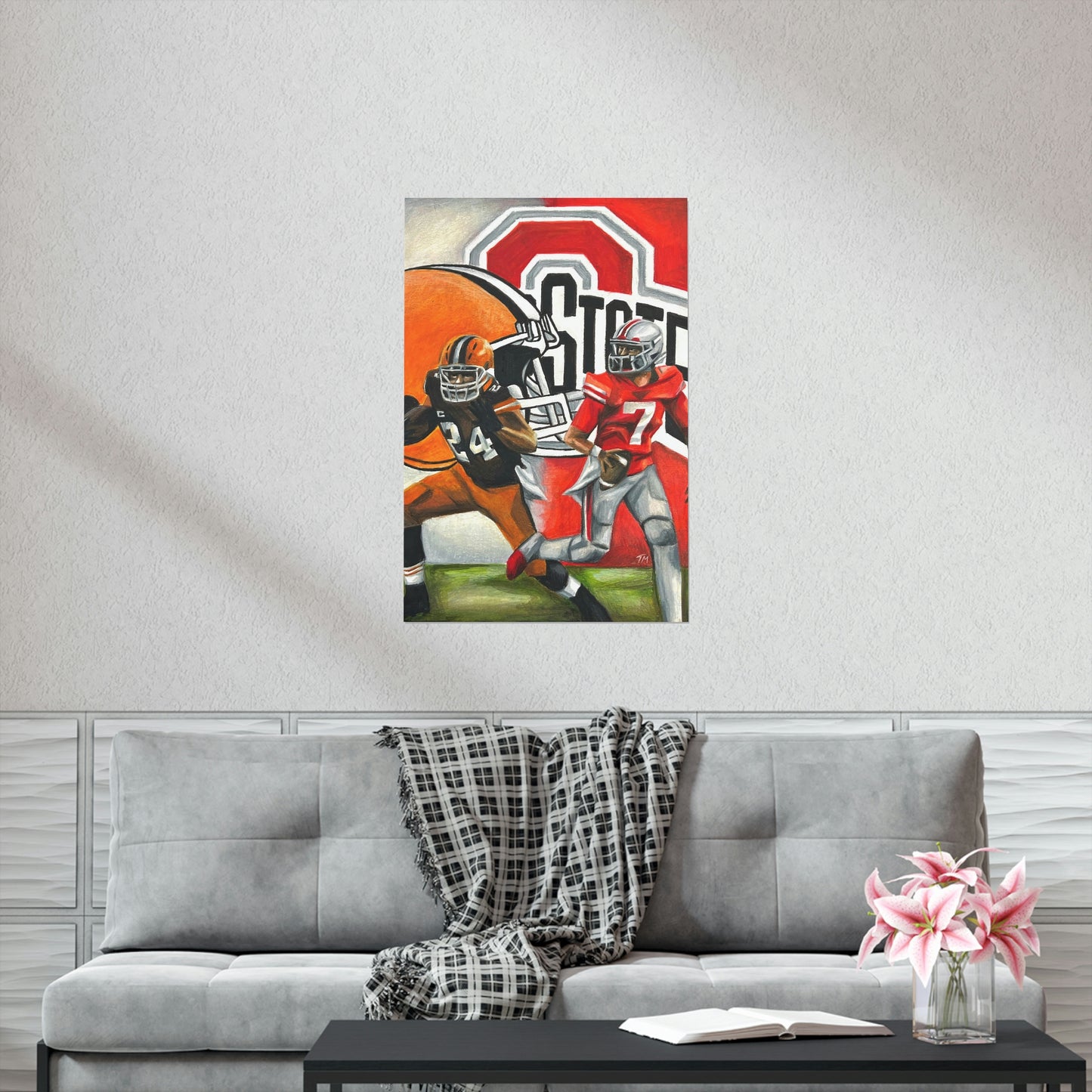 Ohio State/Browns - Print - Tommy Manning Art
