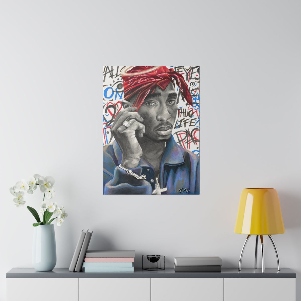 2 Pac - Canvas - Tommy Manning Art